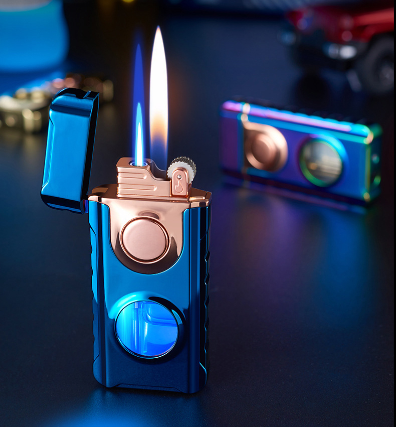 Bật lửa gas TH617 trong suốt tặng kèm đầu bơm_thumbnail_4