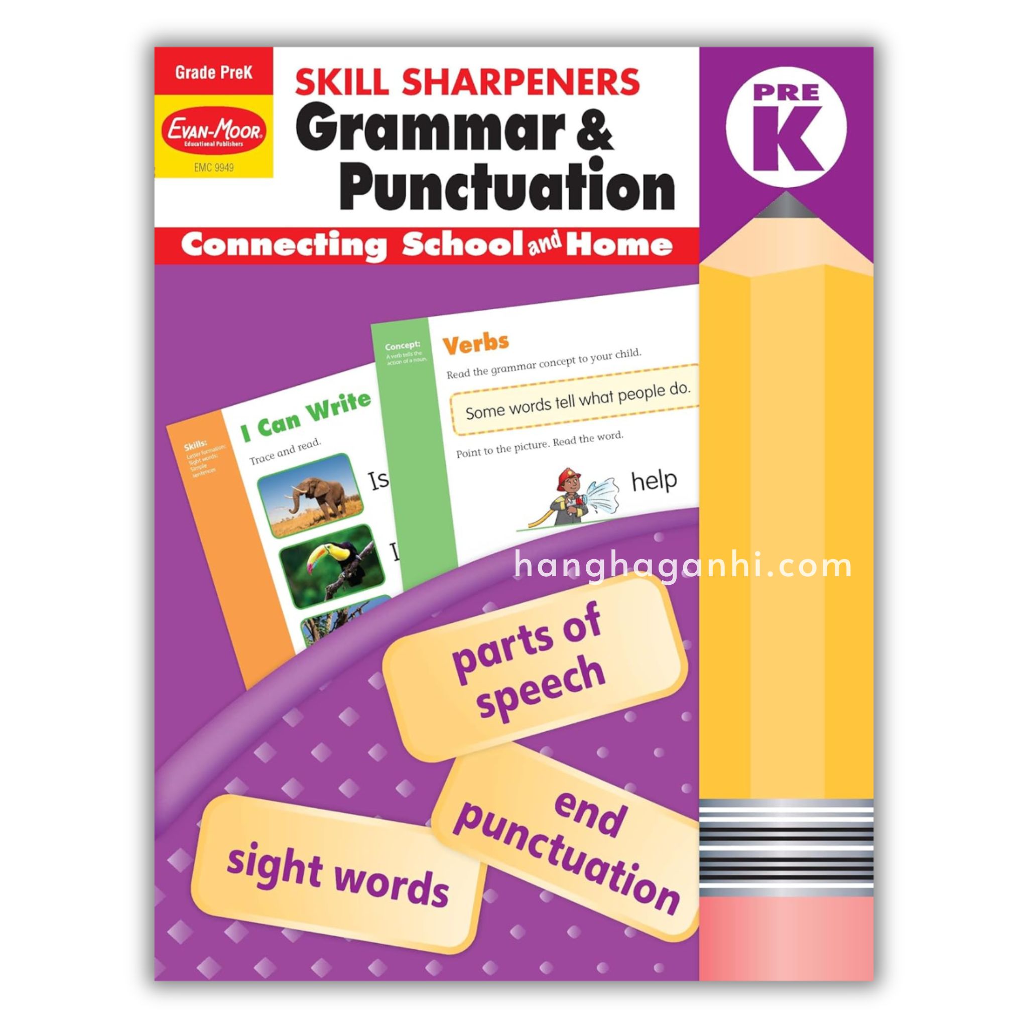 Sách Evan-Moor Skill Sharpeners Grammar and Punctuation Pre K_thumbnail_0