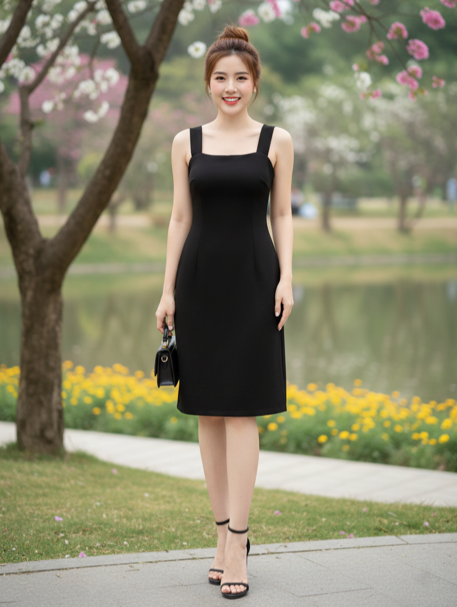 Đầm thiết kế 2 dây cúp ngực_thumbnail_5