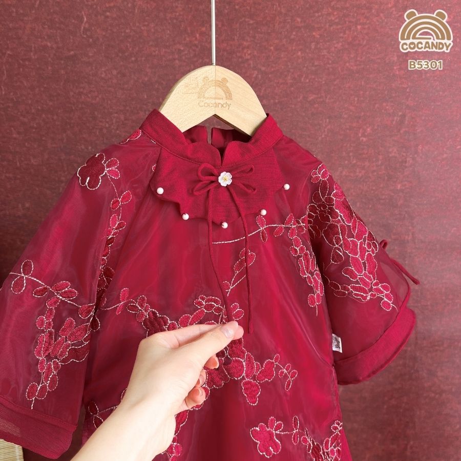 Bộ áo dài ĐỎ Chu Tước_thumbnail_7