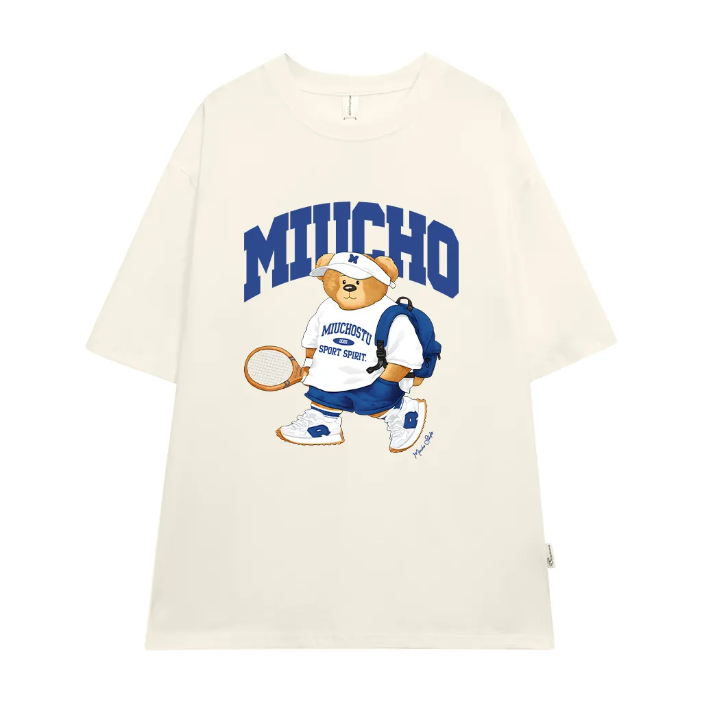 Áo thun form rộng Miucho Gấu Teddy 3112_thumbnail_9