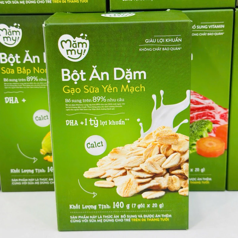 Bột ăn dặm trái cây mùa hè Mammy 140g H/7g
