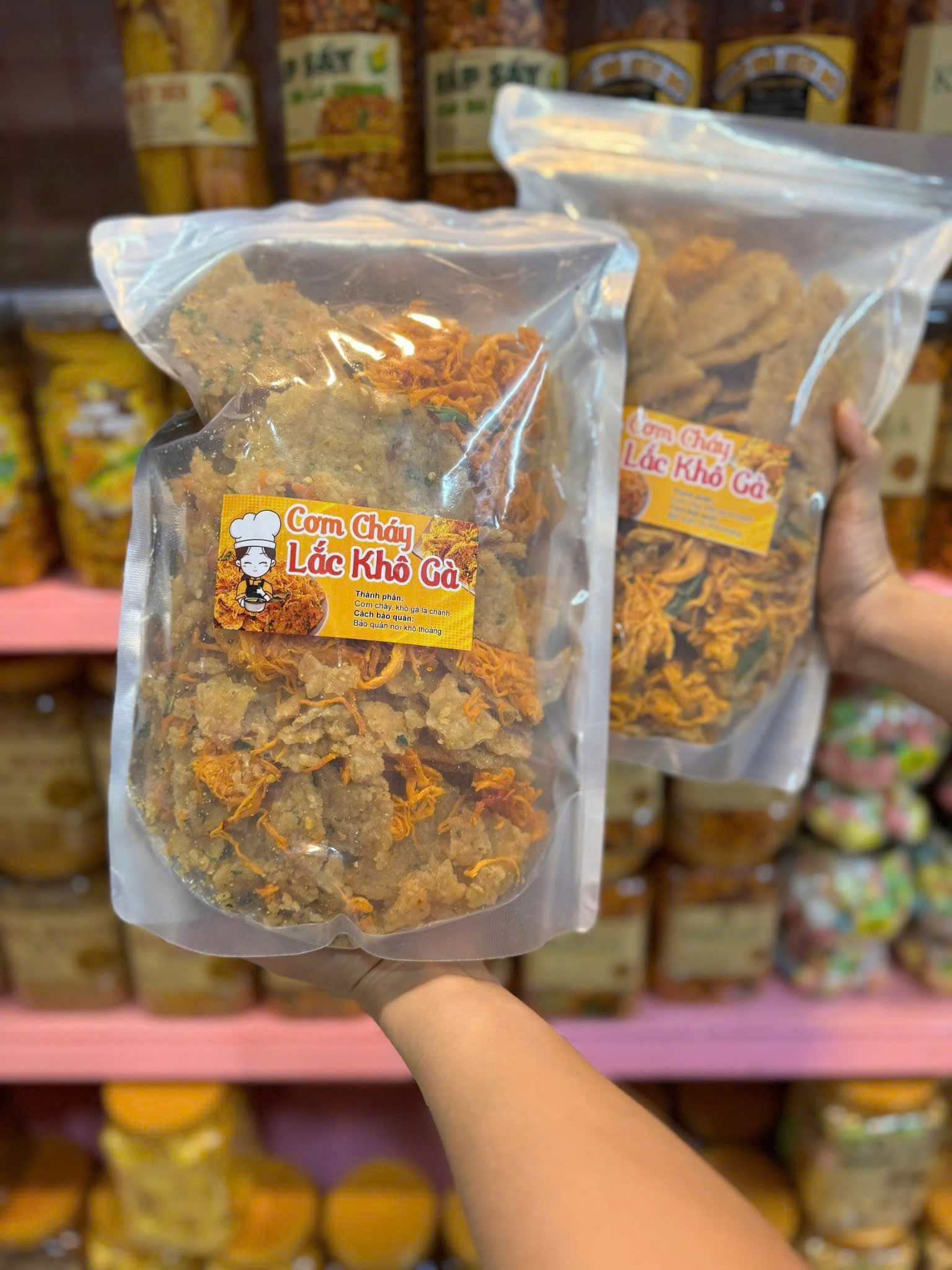 ZIP 1KG- CƠM CHÁY KHÔ GÀ (10=65)(30=60)