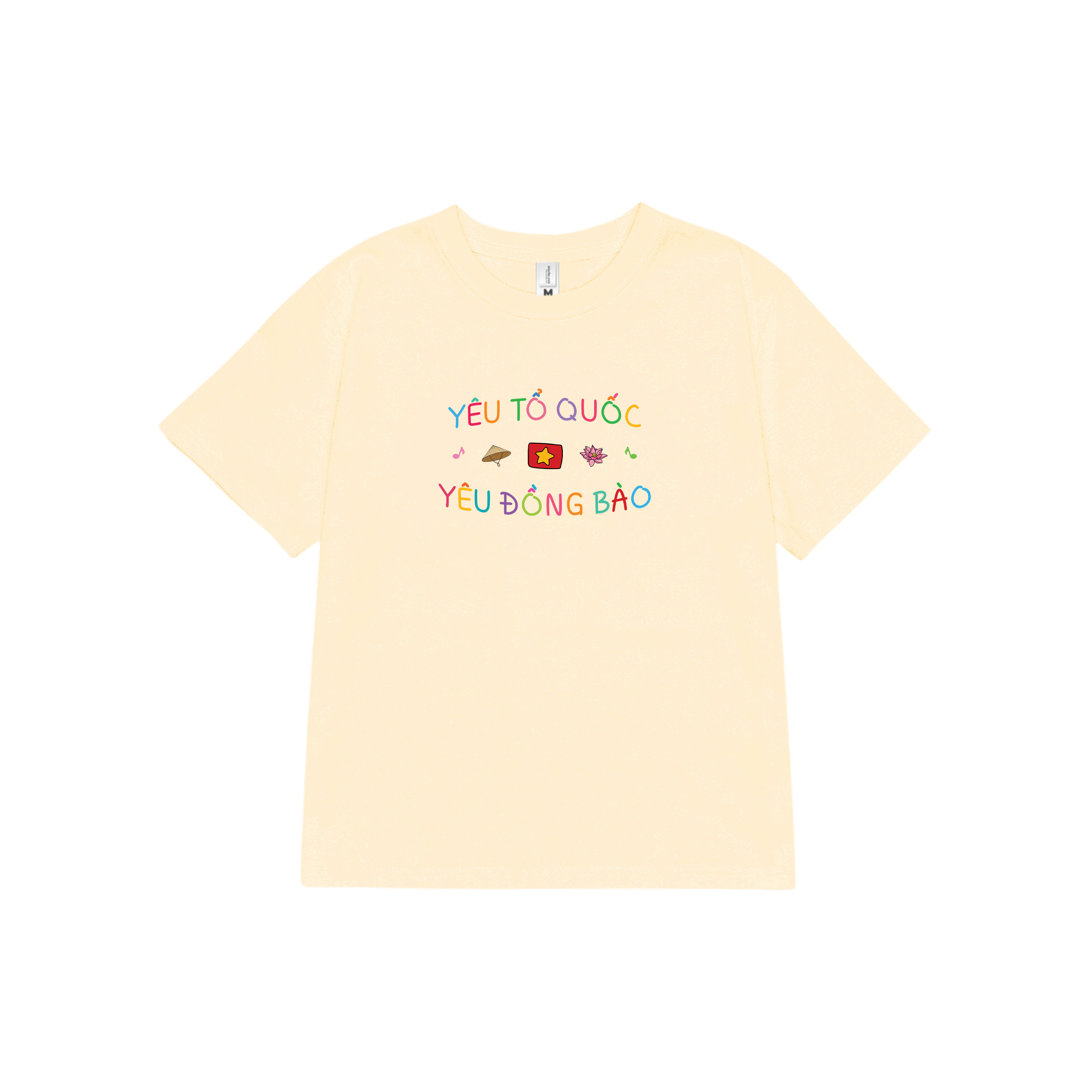 Áo baby tee ôm eo Việt Nam tôi yêu 2128 Miucho cổ tròn vải cotton 4c co giãn thoáng mát in mix_thumbnail_9