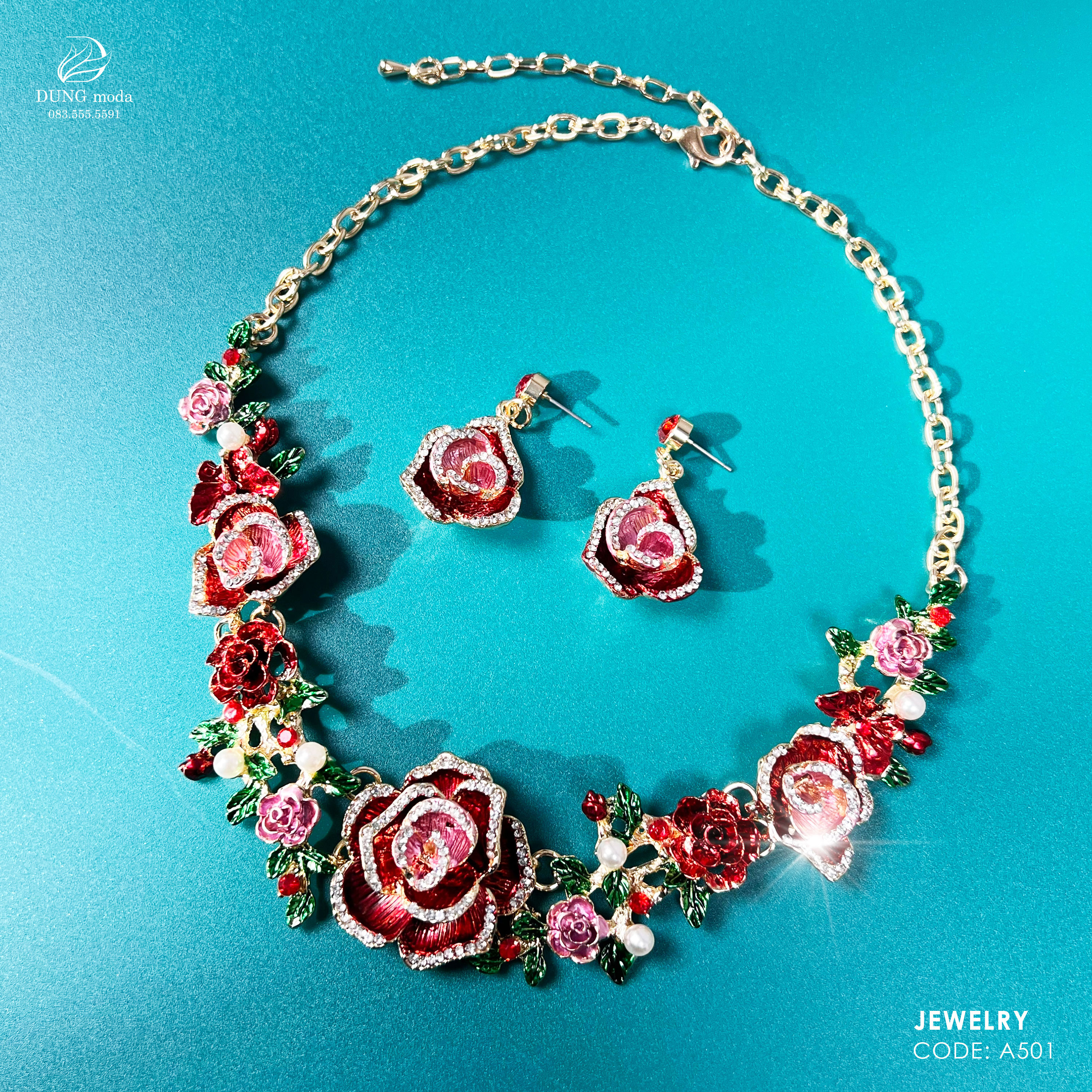 Bộ Trang Sức Pha Lê A501_thumbnail_5