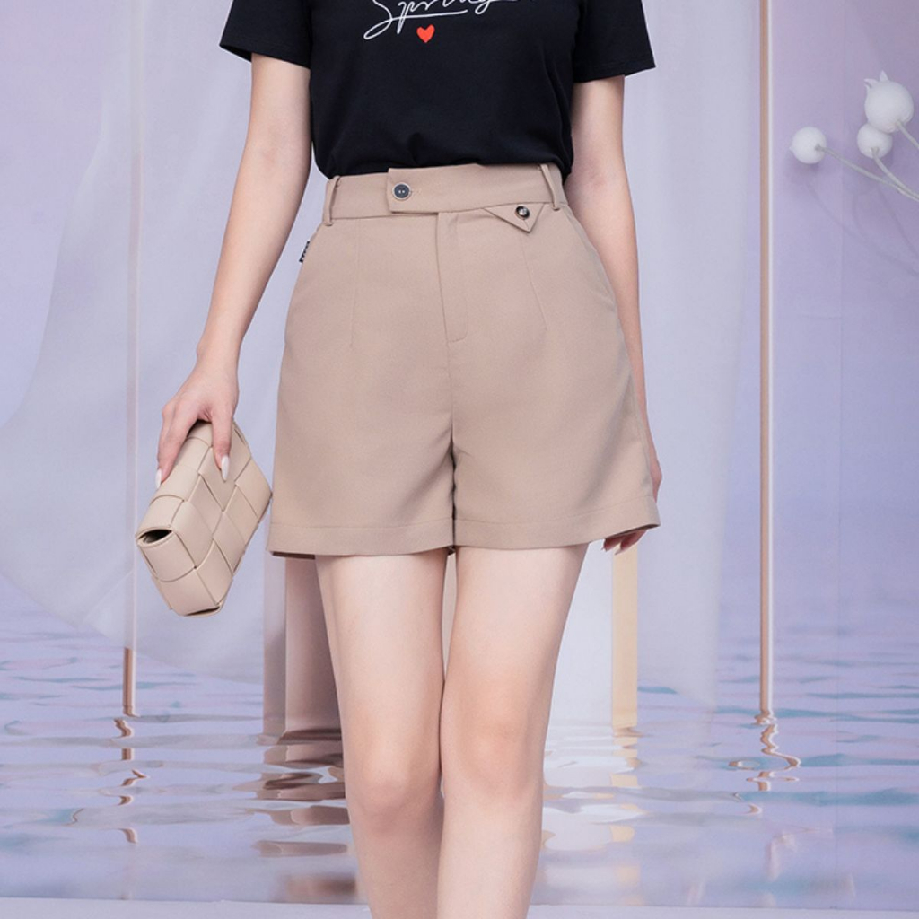 [GIÁ XẢ HÀNG] Quần short nữ khuy trước - Quần đùi nữ LOZA - S001