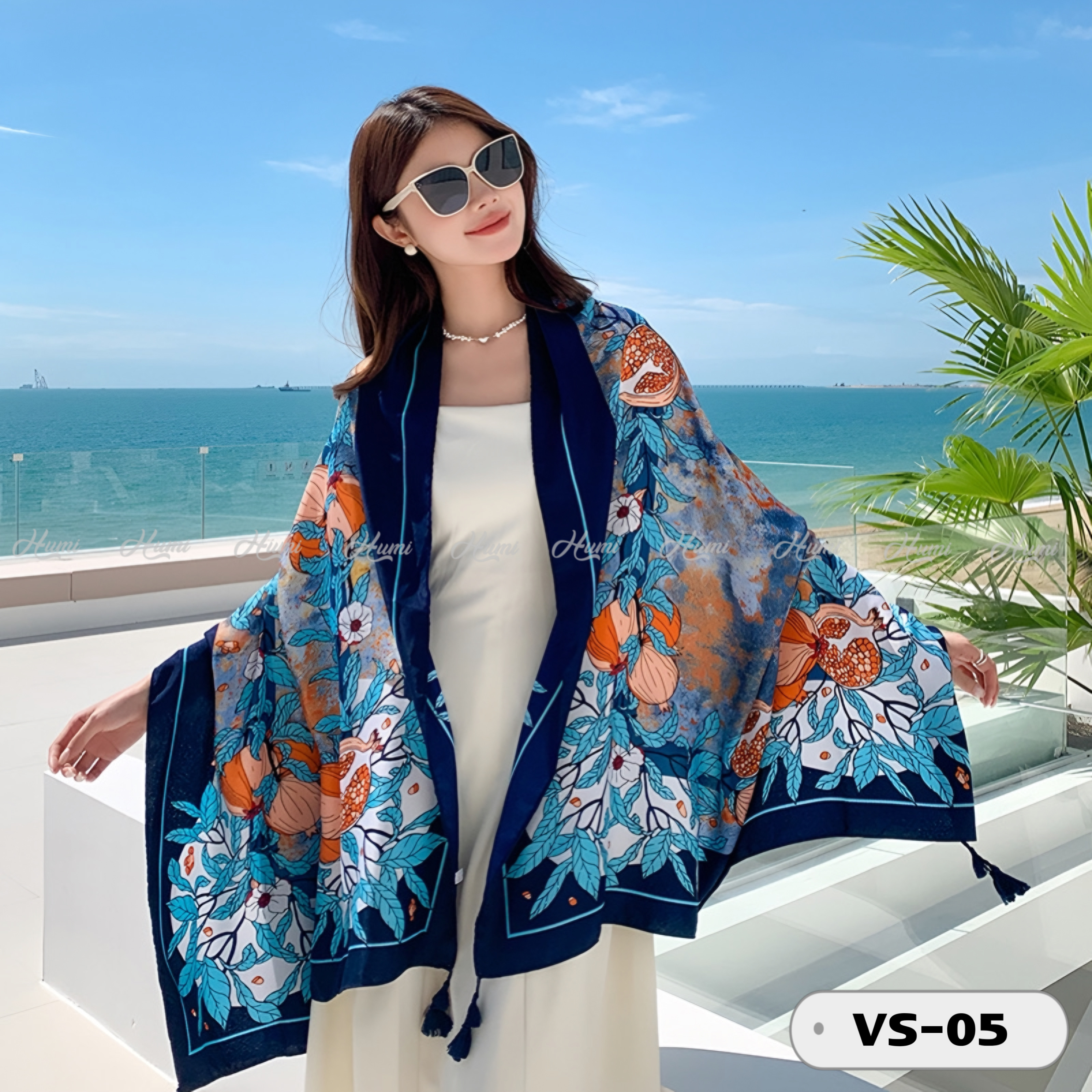 KHĂN HỌA TIẾT THỔ CẨM (VS05)