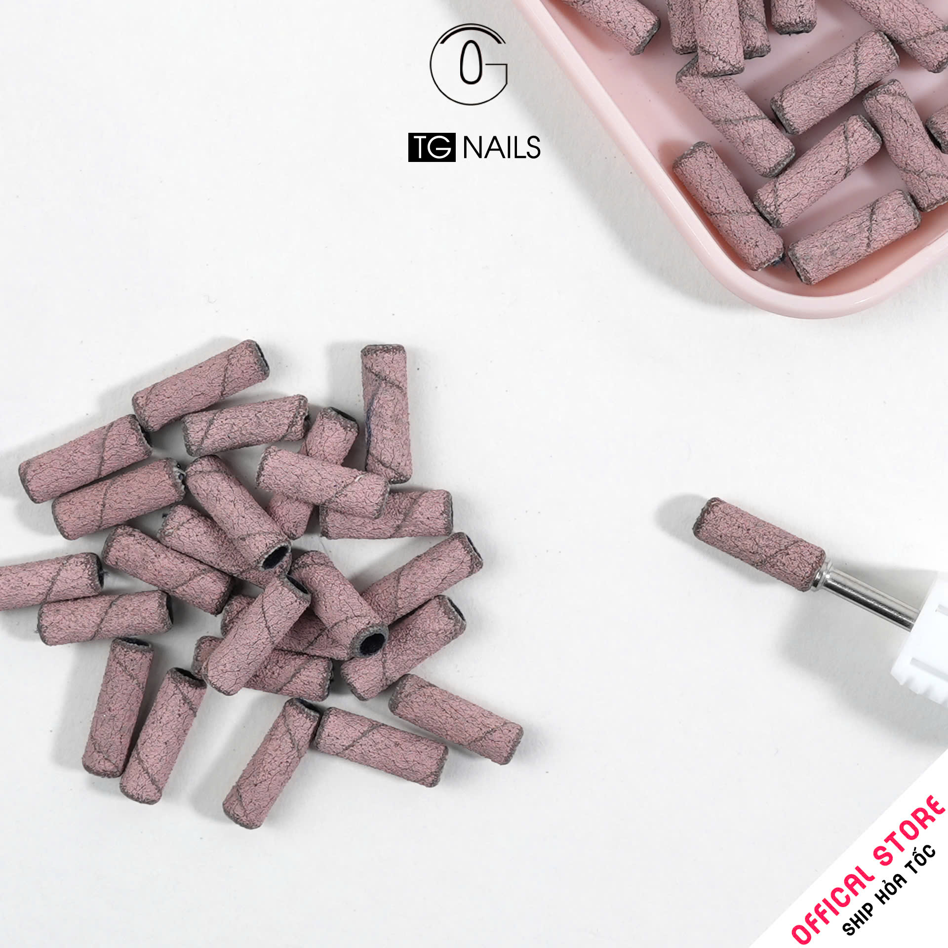 Bộ phận máy mài móng tay: Trục đầu mài, kt(4.4*1.2)cm(+-10%), nhãn hiệu TG._thumbnail_4