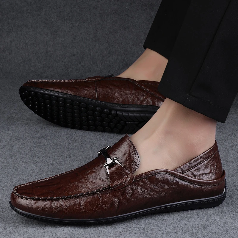 ELG45 - GIÀY DA BÒ XỊN DÀNH CHO NAM