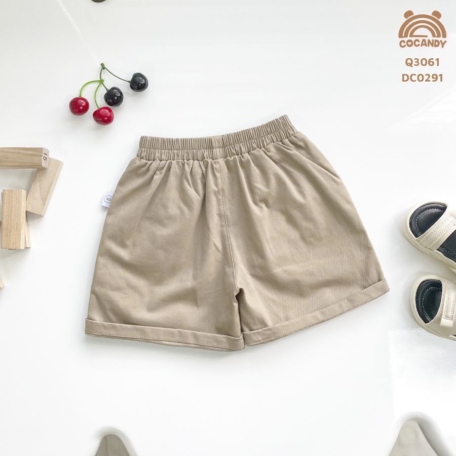 Quần cộc NÂU NHẠT 2 túi nắp (dáng lửng)_thumbnail_4