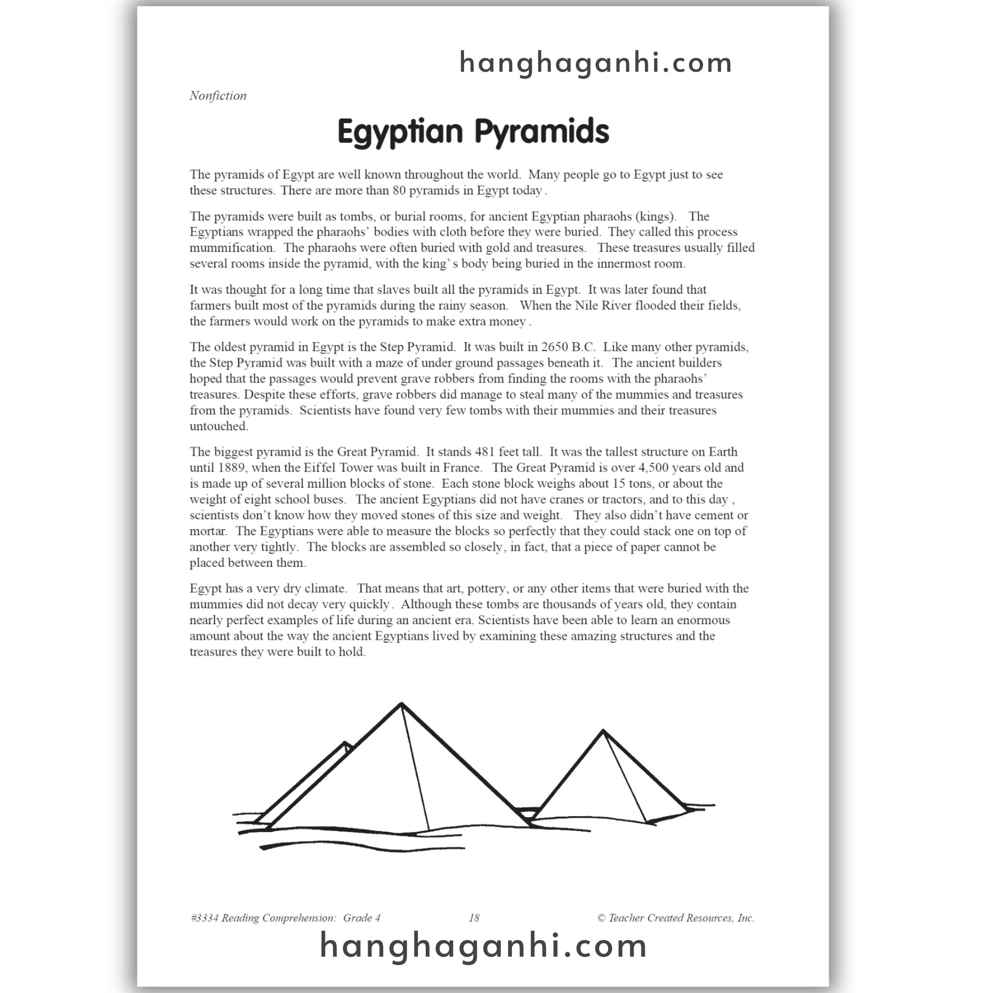 Reading Comprehension Grade 4 Teacher Created Resources, sách đọc hiểu lớp 4_thumbnail_9