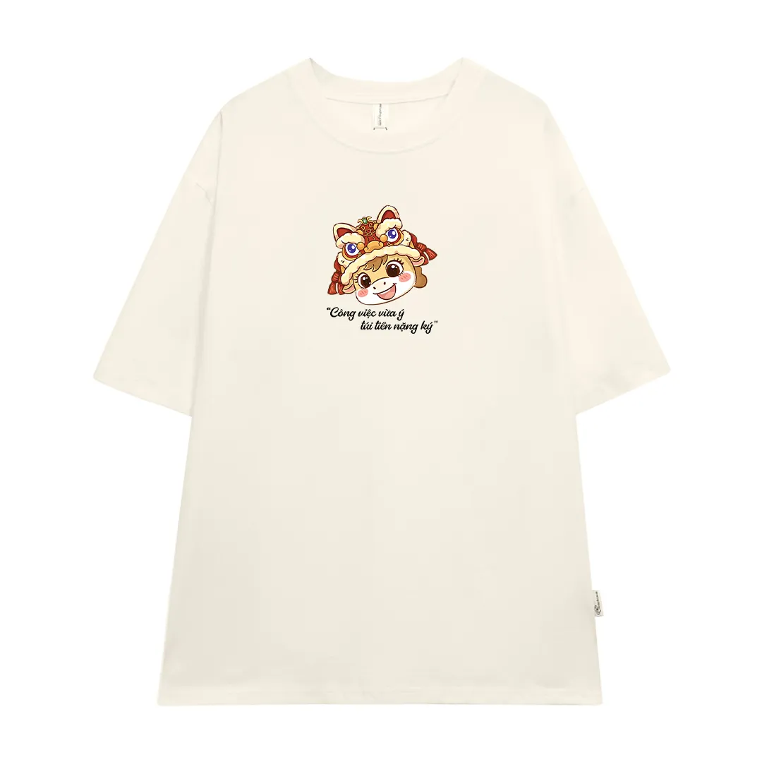 Áo thun nam nữ form rộng Miucho vải cao cấp thấm hút thoáng mát lời chúc ngày tết 2917_thumbnail_10