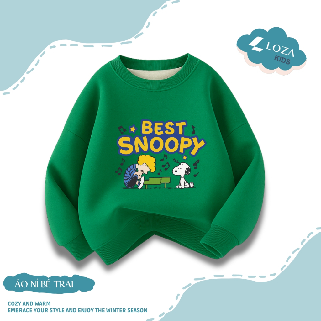 Áo sweater bé trai in hình BST Snoopy nhiều mẫu - Loza Kids IN010_thumbnail_10