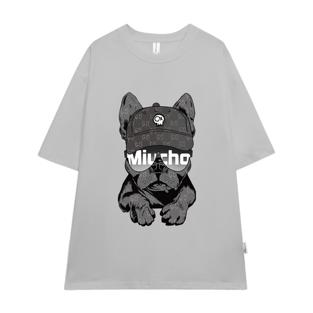 Áo phông nam boy phố form rộng nhiều màu ATD1071 Miucho Man tay ngắn cổ tròn in mix_thumbnail_13