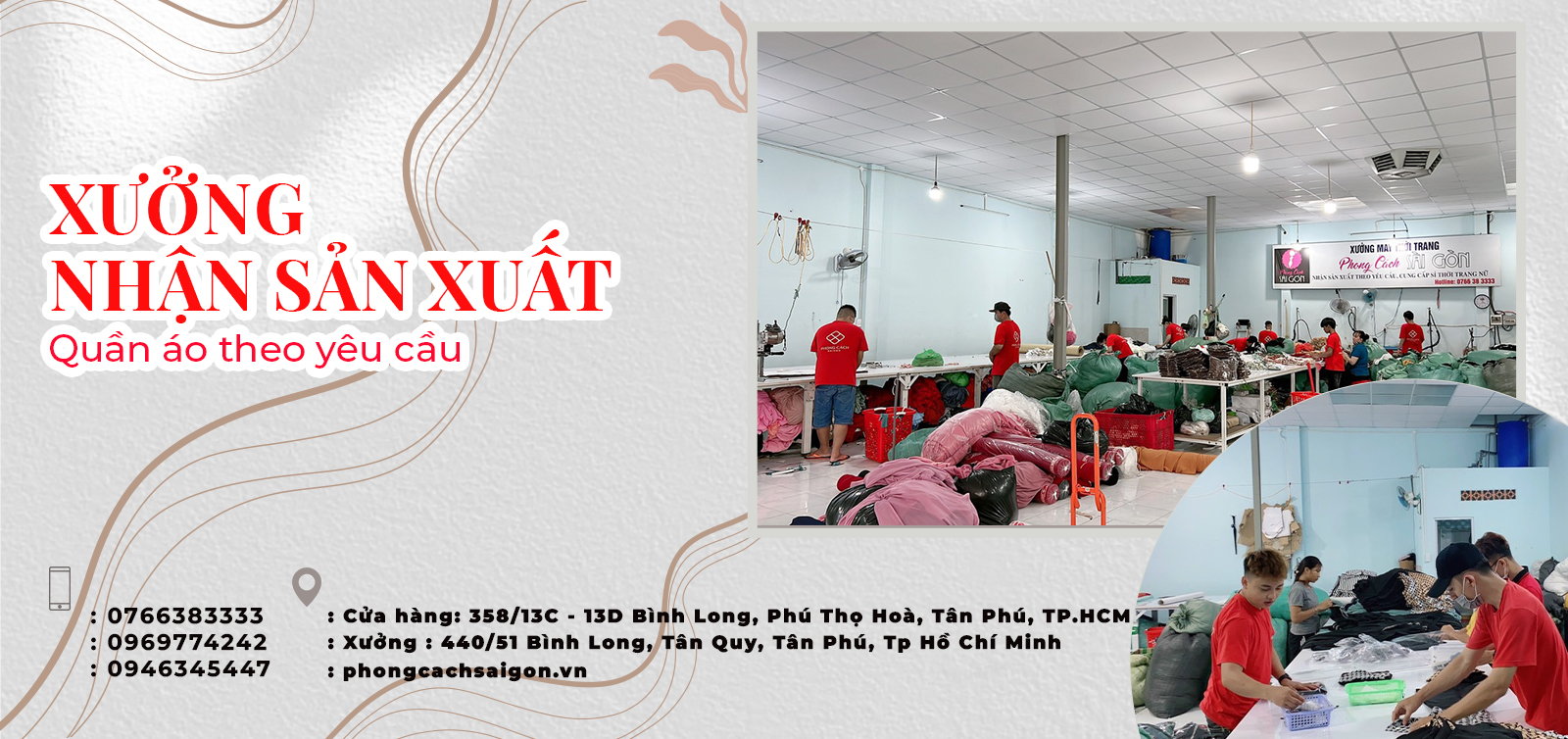 Xưởng nhận đặt may quần áo theo yêu cầu nhanh và uy tín nhất