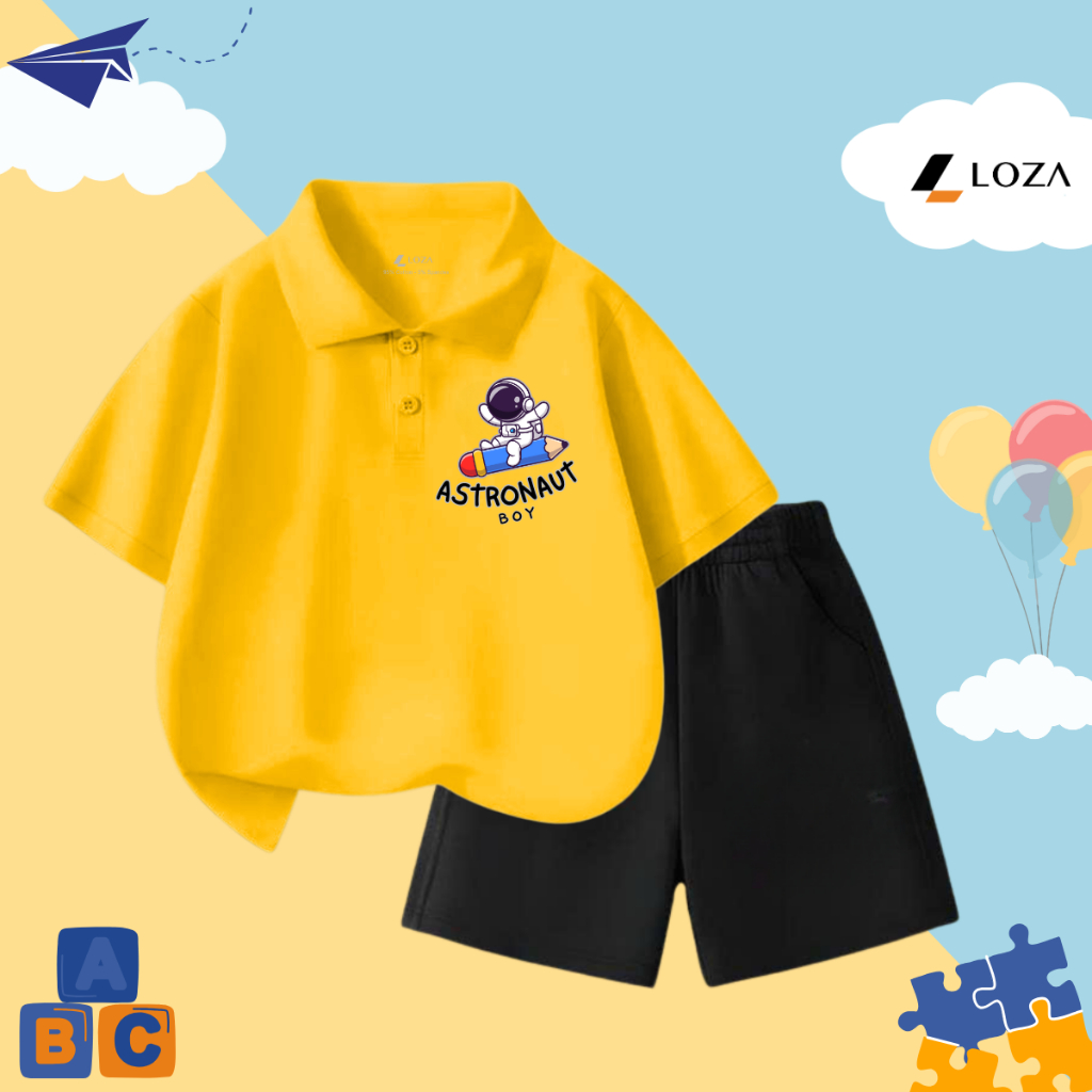 Bộ cộc bé trai in hình Phi hành gia - Loza Kids BO298_thumbnail_6