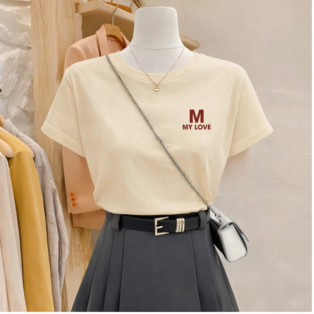 [Form vừa] Áo phông nữ màu Be nhiều mẫu - Loza G0467_thumbnail_3