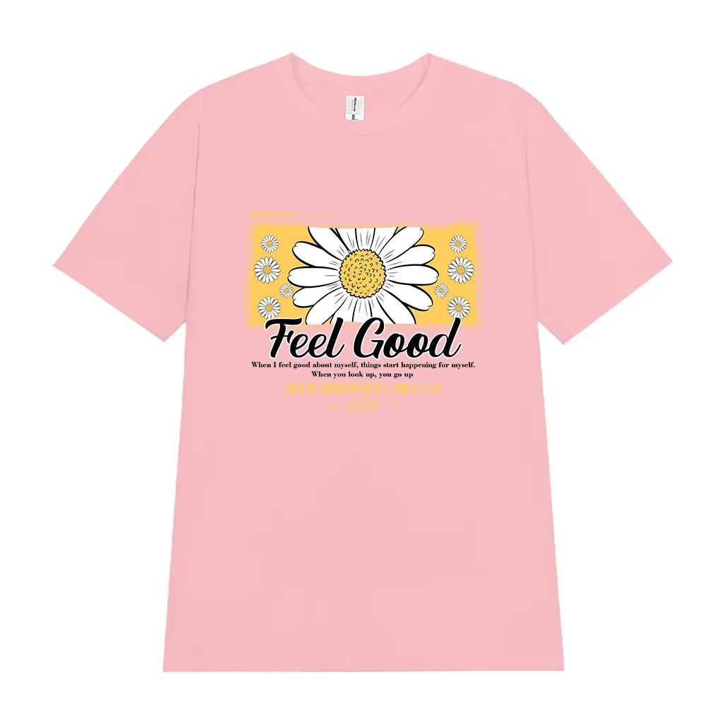 Áo thun nữ form vừa Feel Good 2536 Miucho Chic tay ngắn cổ tròn vải cotton cao cấp thoáng mát in mix_thumbnail_13