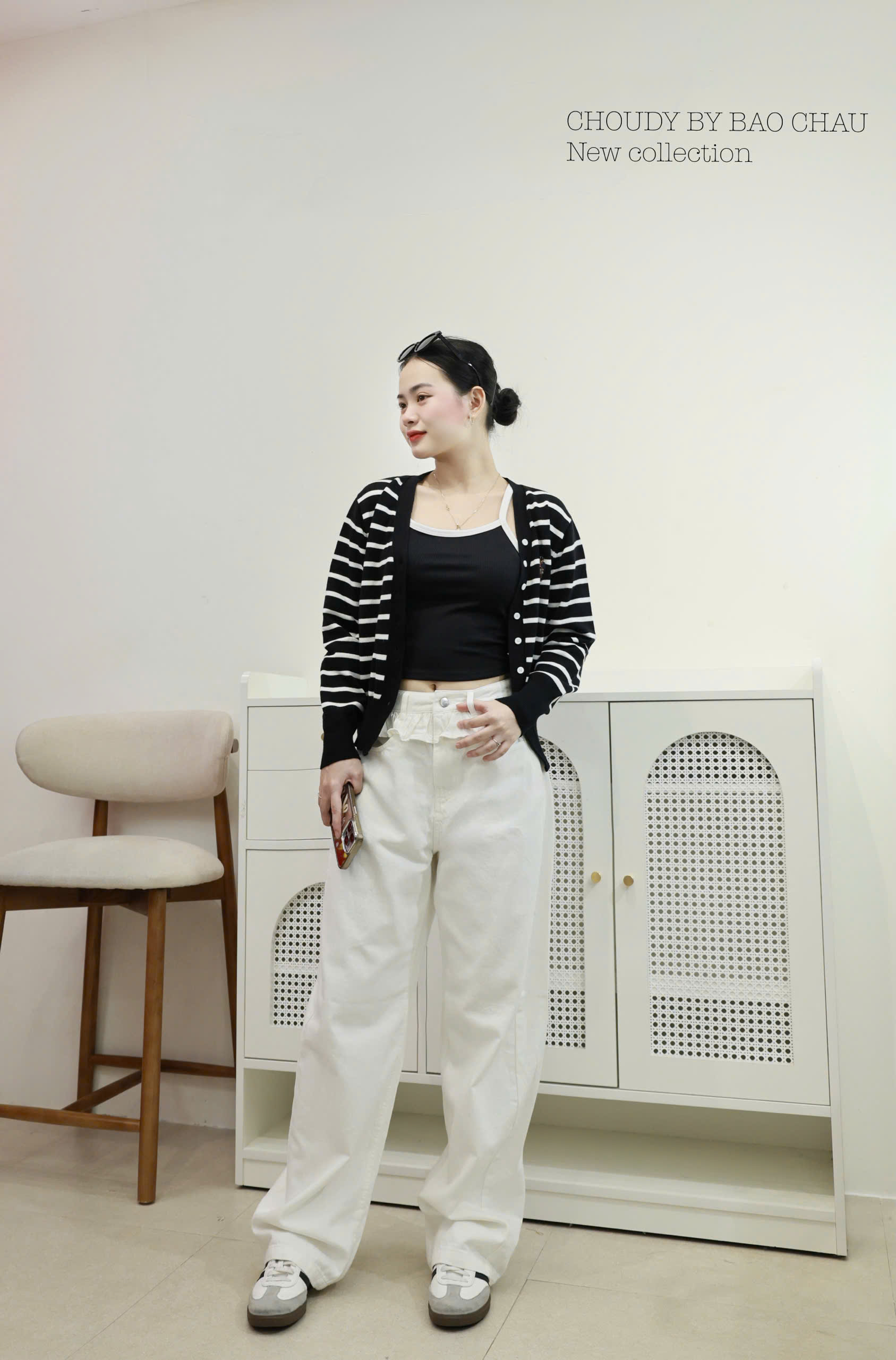 Q373 QUẦN JEAN SUÔNG TRẮNG