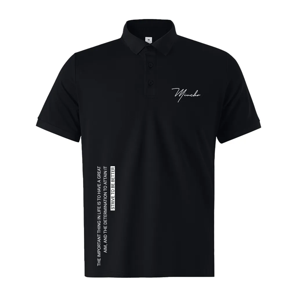 Áo polo nam form Regular PLCSD2457 Miucho Iconic tay ngắn vải cá sấu thoáng mát cổ trụ in typography_thumbnail_5