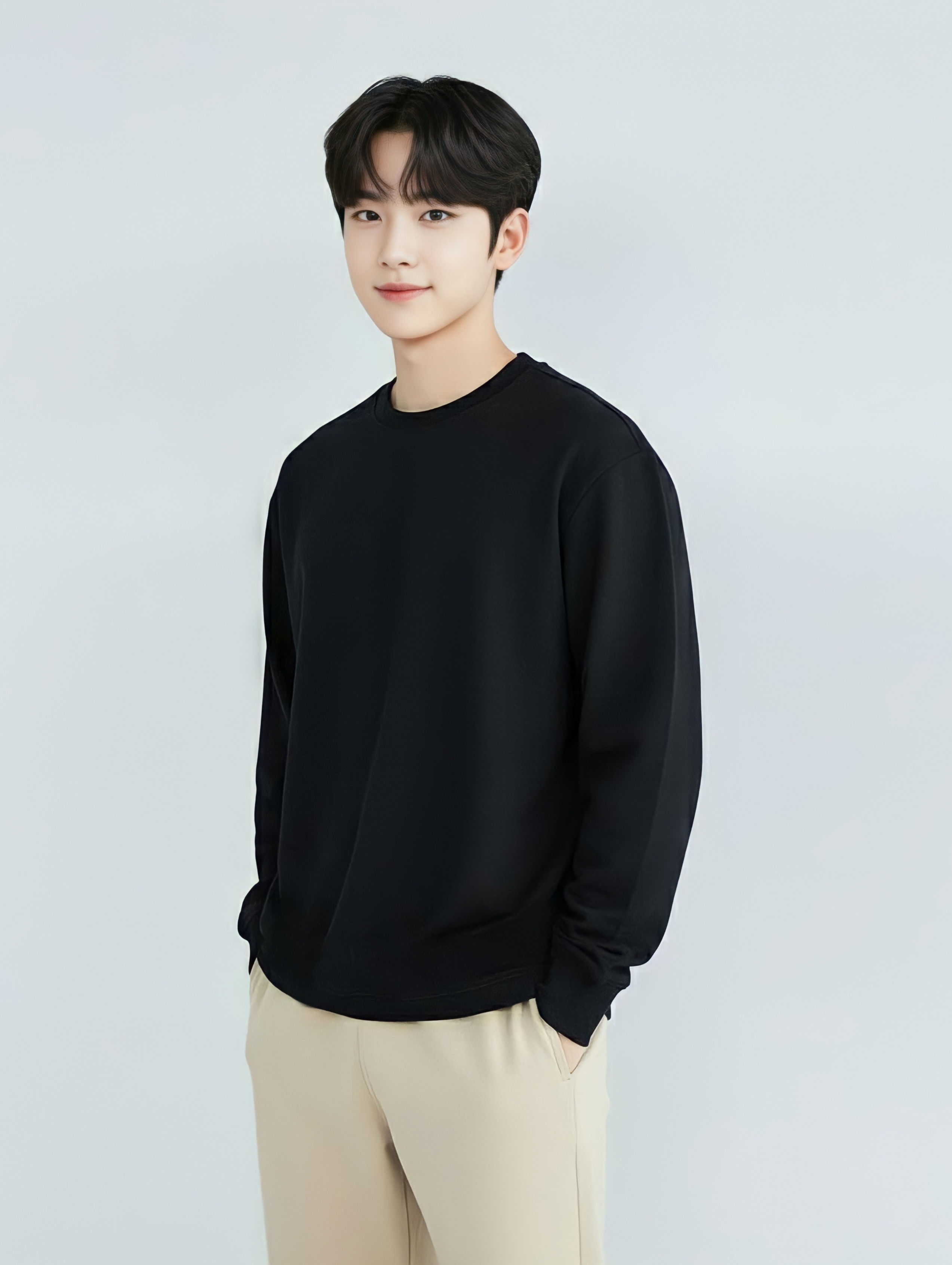 Áo giữ nhiệt bé trai màu đen có lớp lót lông mỏng