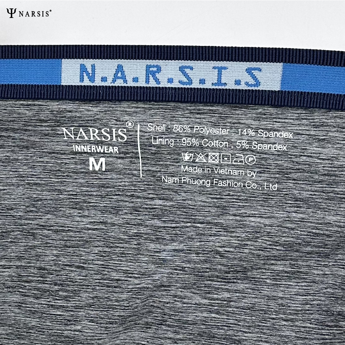 Quần lót đùi nam Narsis F24003 chất cotton spandex, co giãn thoải mái, phù hợp mọi hoạt động._thumbnail_3