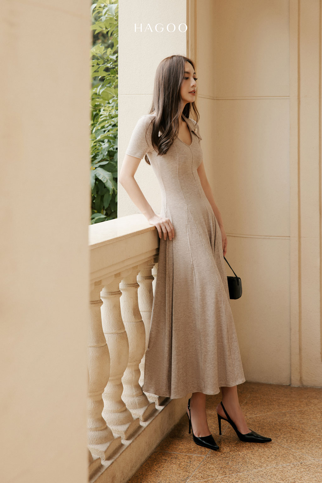 Váy xòe cổ đức cúc trang trí HAGOO_thumbnail_10