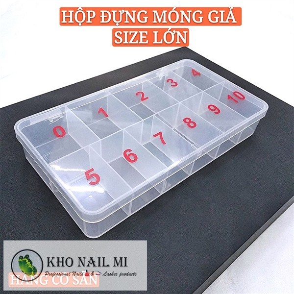 Hộp đựng móng giả size lớn - 11 ô