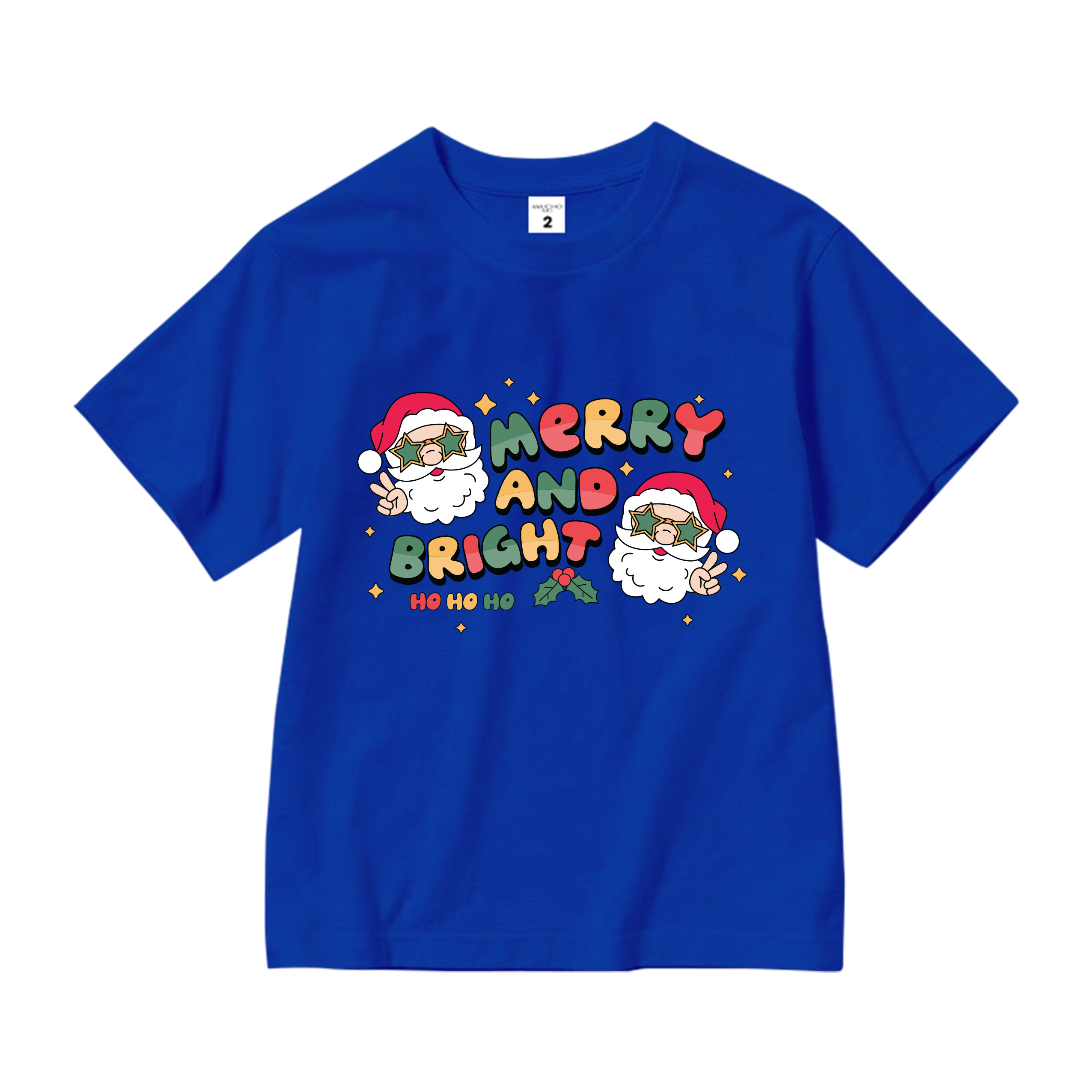 Áo thun bé trai giáng sinh noel form rộng vải cotton co giãn thoải mái AED1703 Miucho Kid in artwork_thumbnail_10