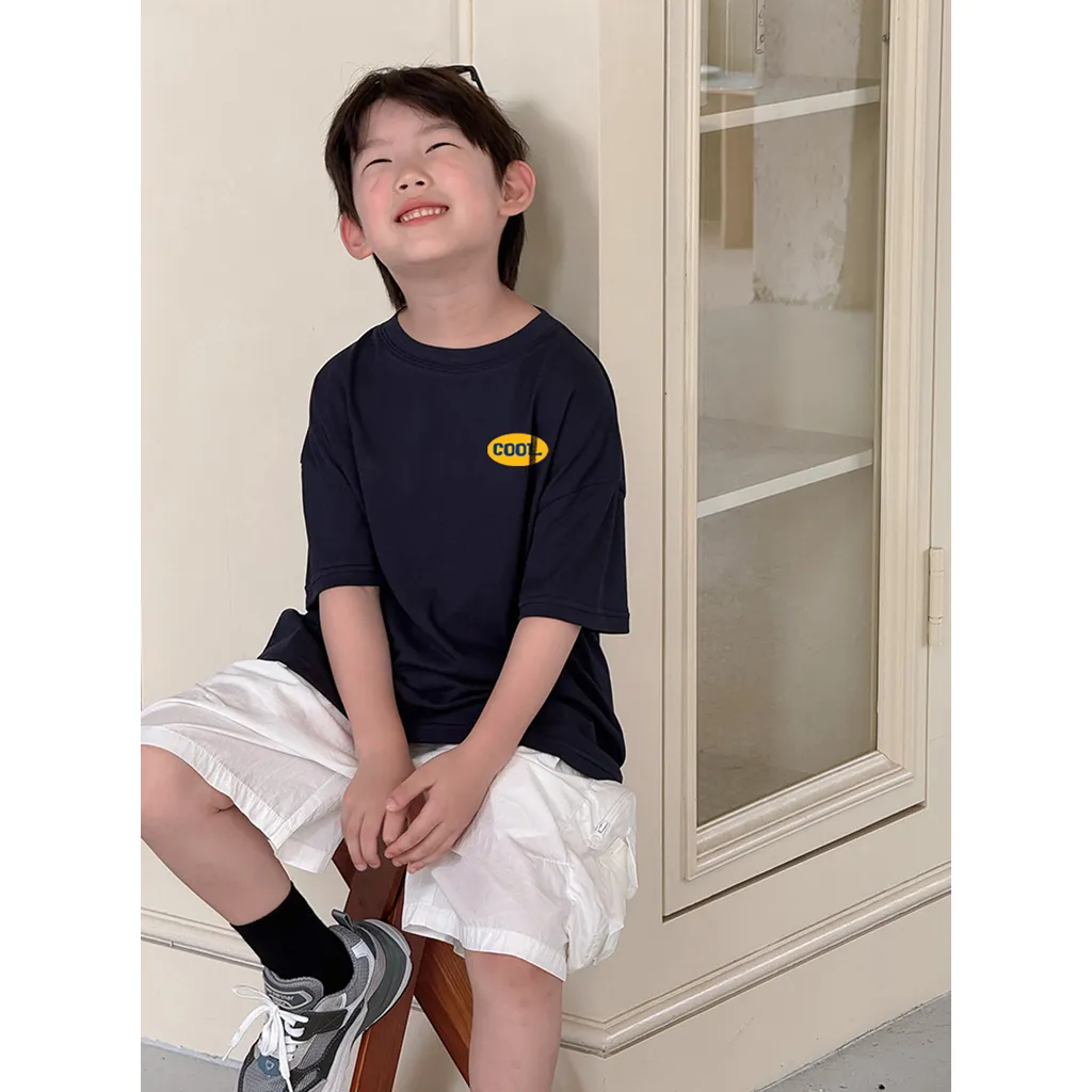 Áo thun cho bé basic nhiều màu 2526 Miucho Kid vải cotton co giãn thoáng mát cổ tròn in artwork_thumbnail_5