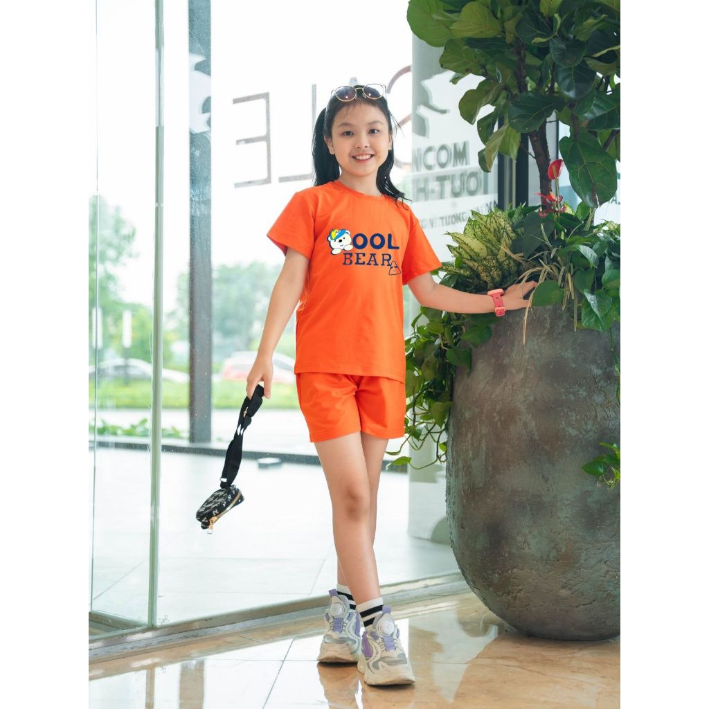 Bộ quần áo bé gái in hình 'Gấu Cool Bear'- Loza Kids SB31_thumbnail_6