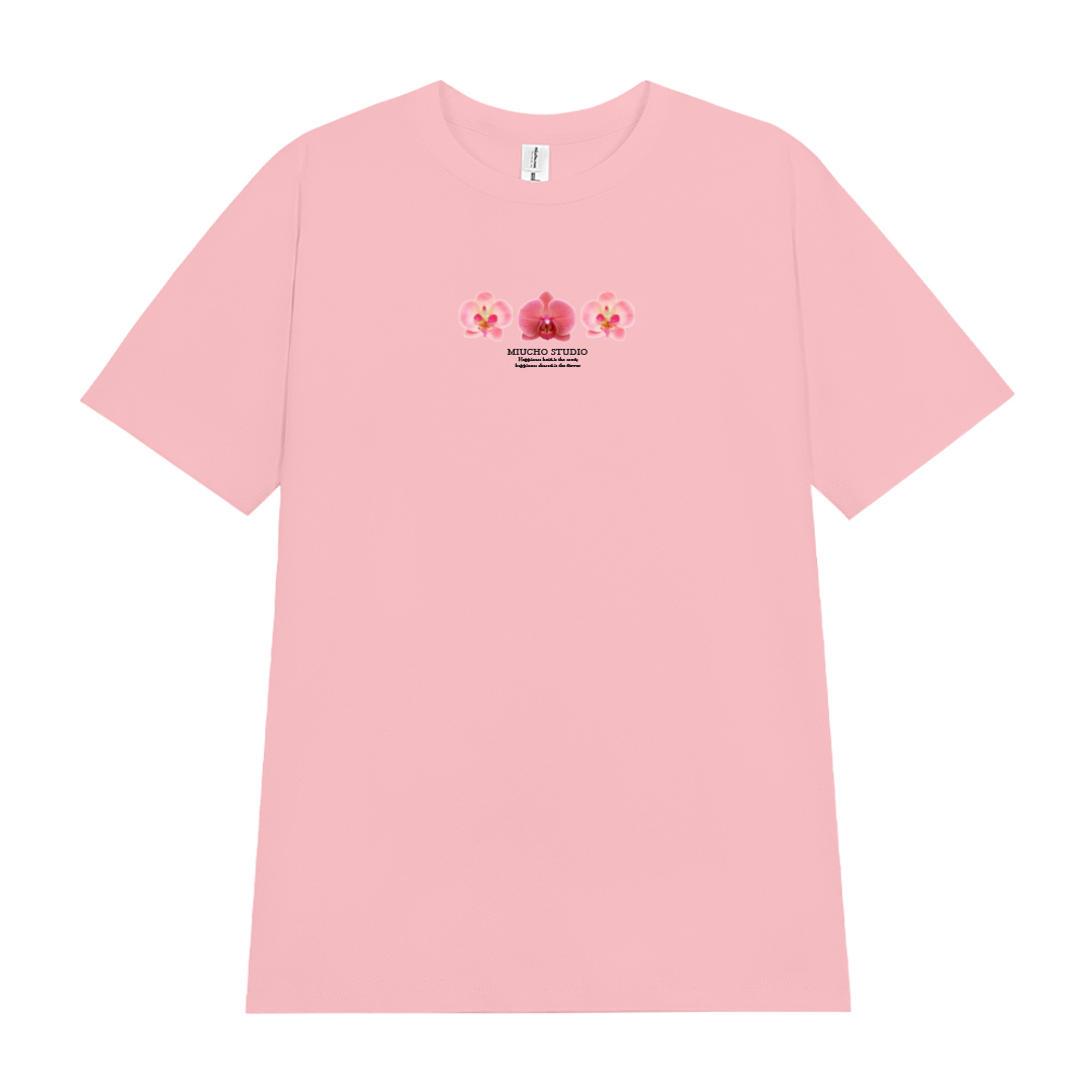 Áo thun nữ in hoa nhỏ xinh form vừa regular ARD1328 Miucho chic vải cotton in mix_thumbnail_10