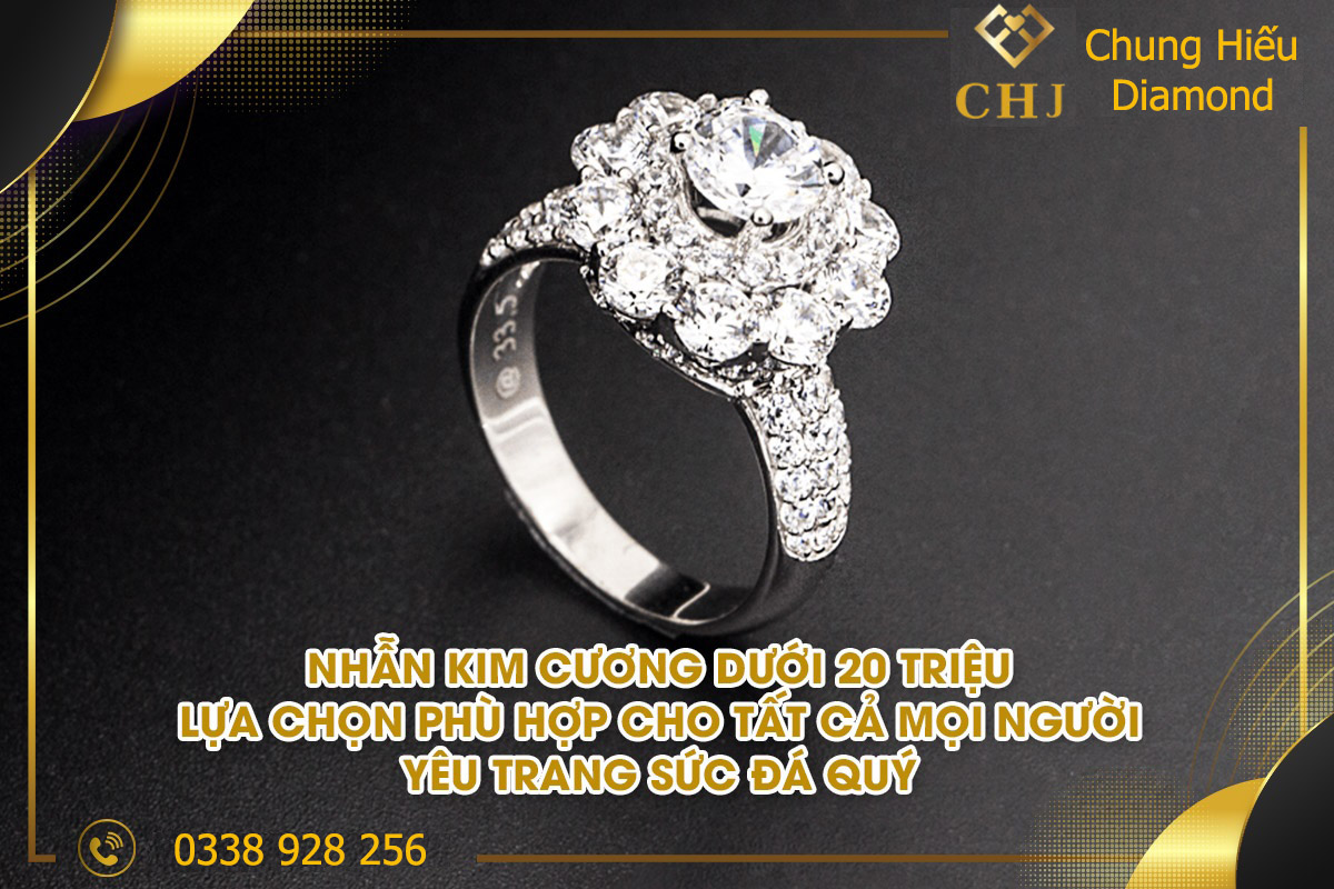 ✨ Nhẫn kim cương dưới 20 triệu – Liệu có đủ sang trọng và đẳng cấp như bạn mong đợi?