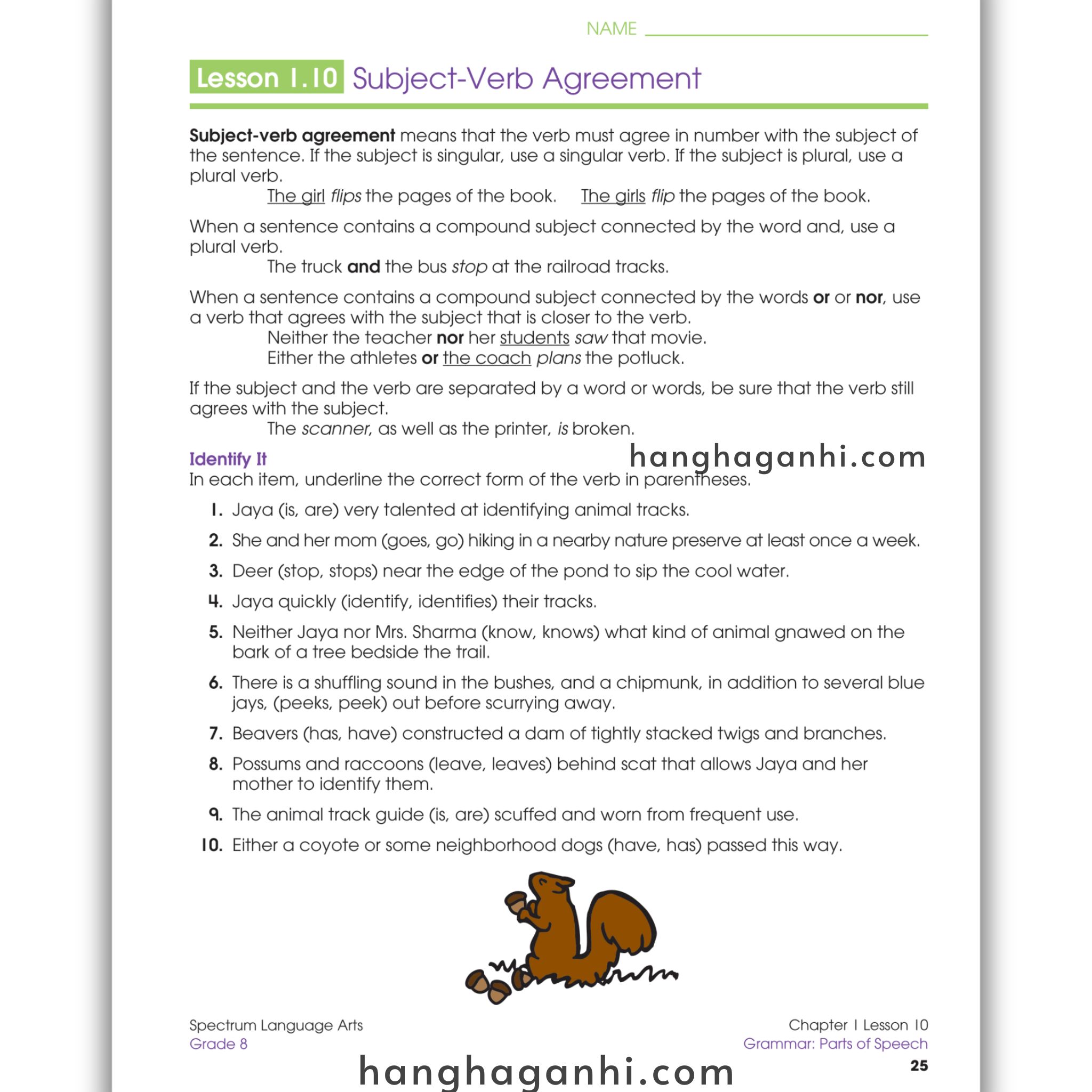 Sách Spectrum Language Arts Workbook Grade 8_thumbnail_18