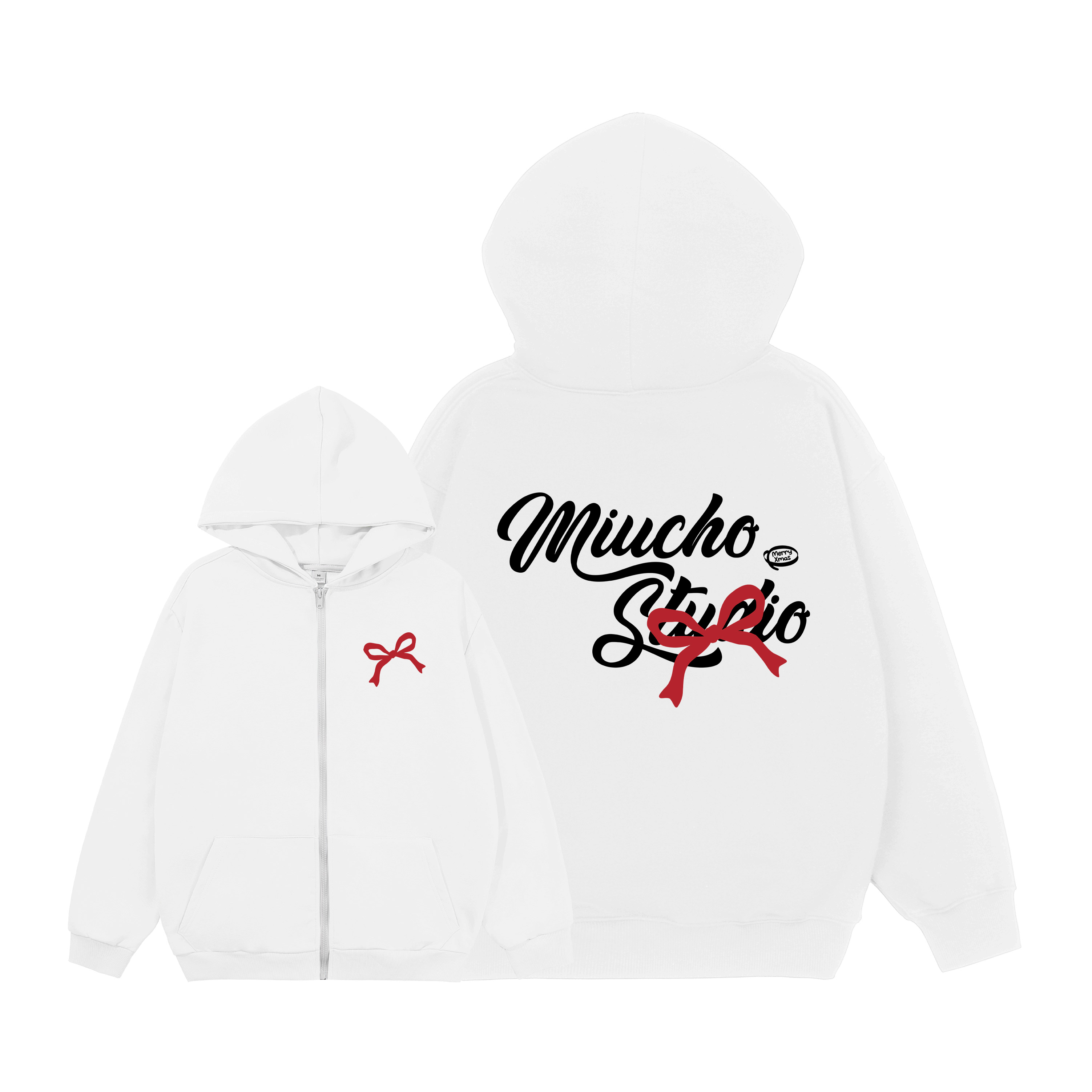 Áo hoodie zip giáng sinh noel nam nữ chất vải nỉ chân cua dày dặn HZD1722 Miucho in mix_thumbnail_10