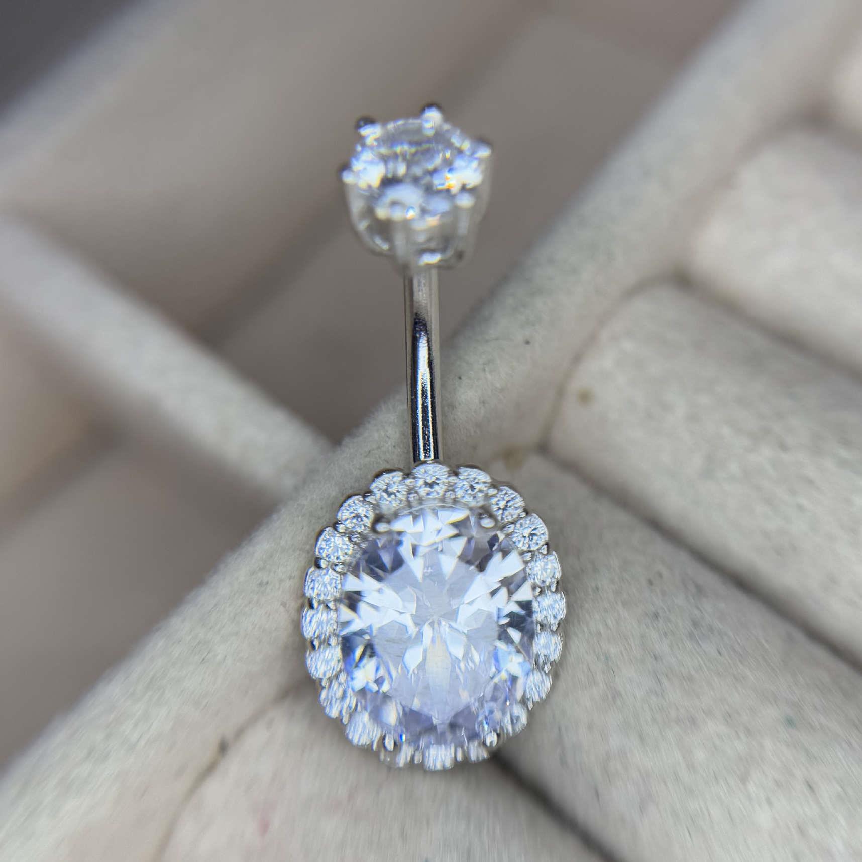 rốn bạc xi bạch kim đá chấu bầu dục viền kim cương to_thumbnail_1