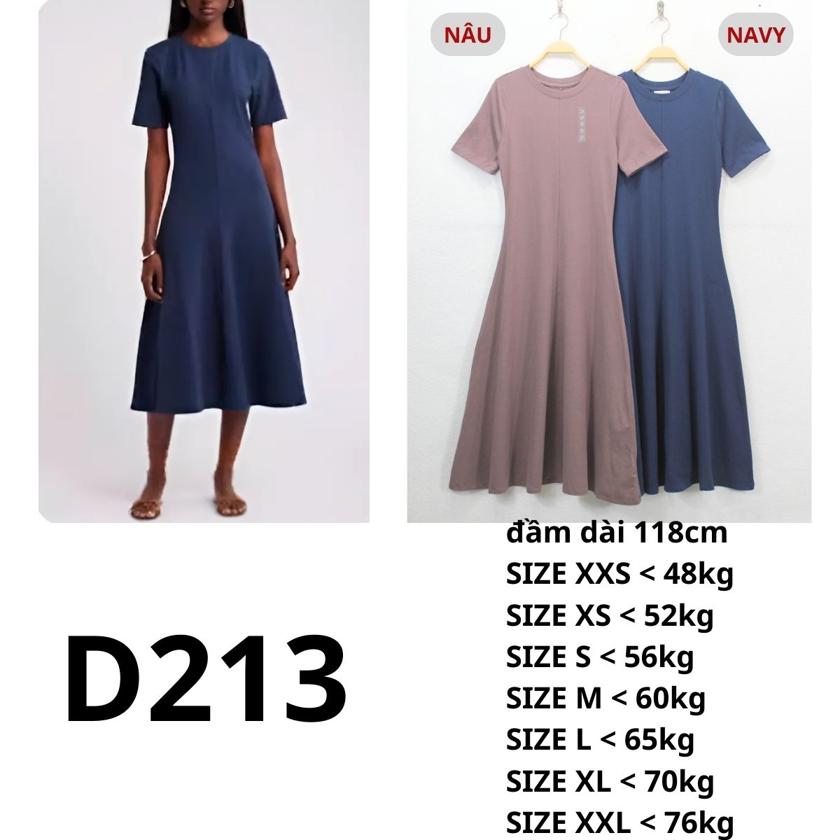 D213- ĐẦM THUN NỮ