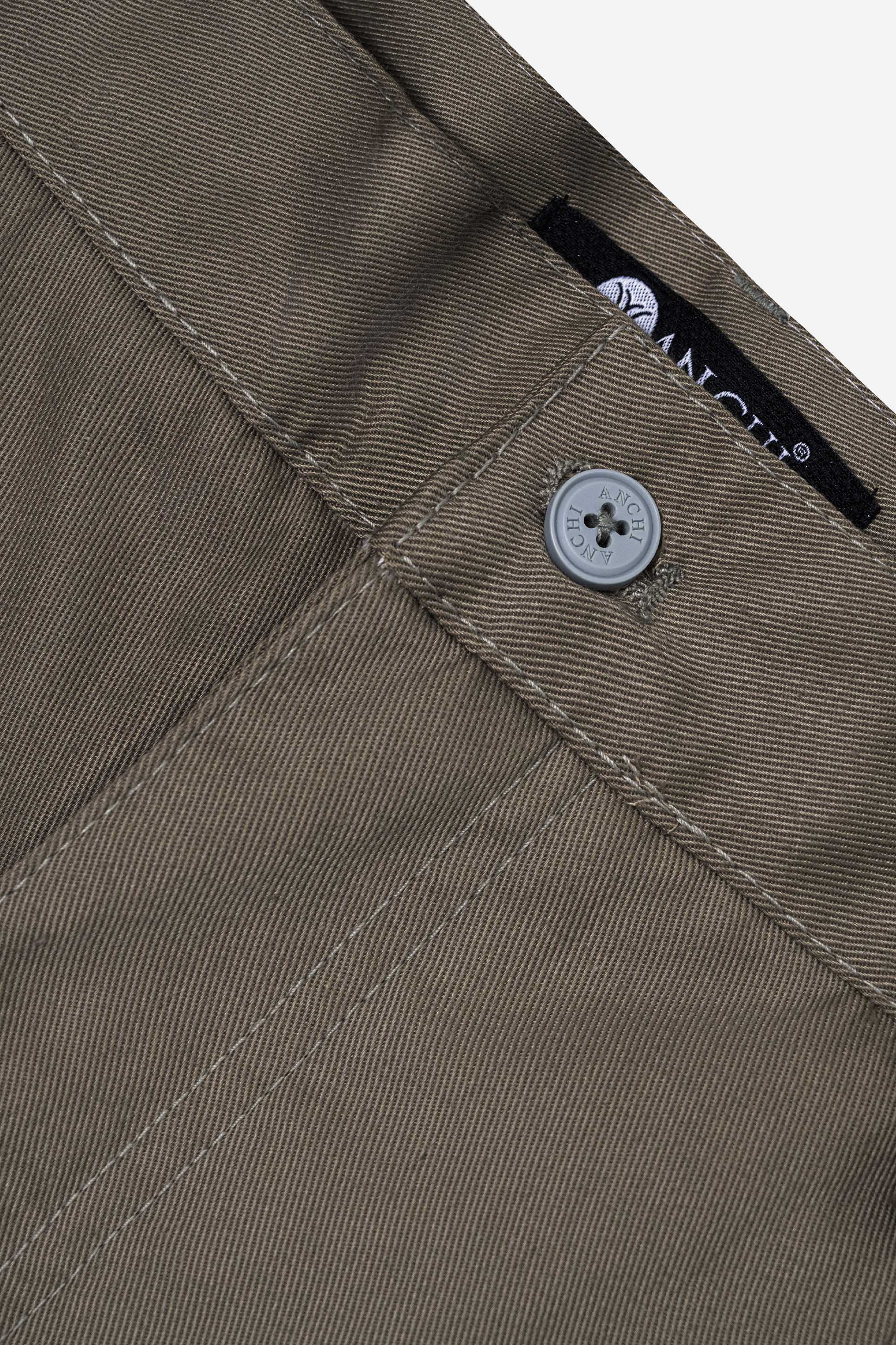 Quần Soọc Kaki 2 Li Nam Trung Niên ANCHI Dáng Suông Dài Qua Gối Màu Đen_thumbnail_22