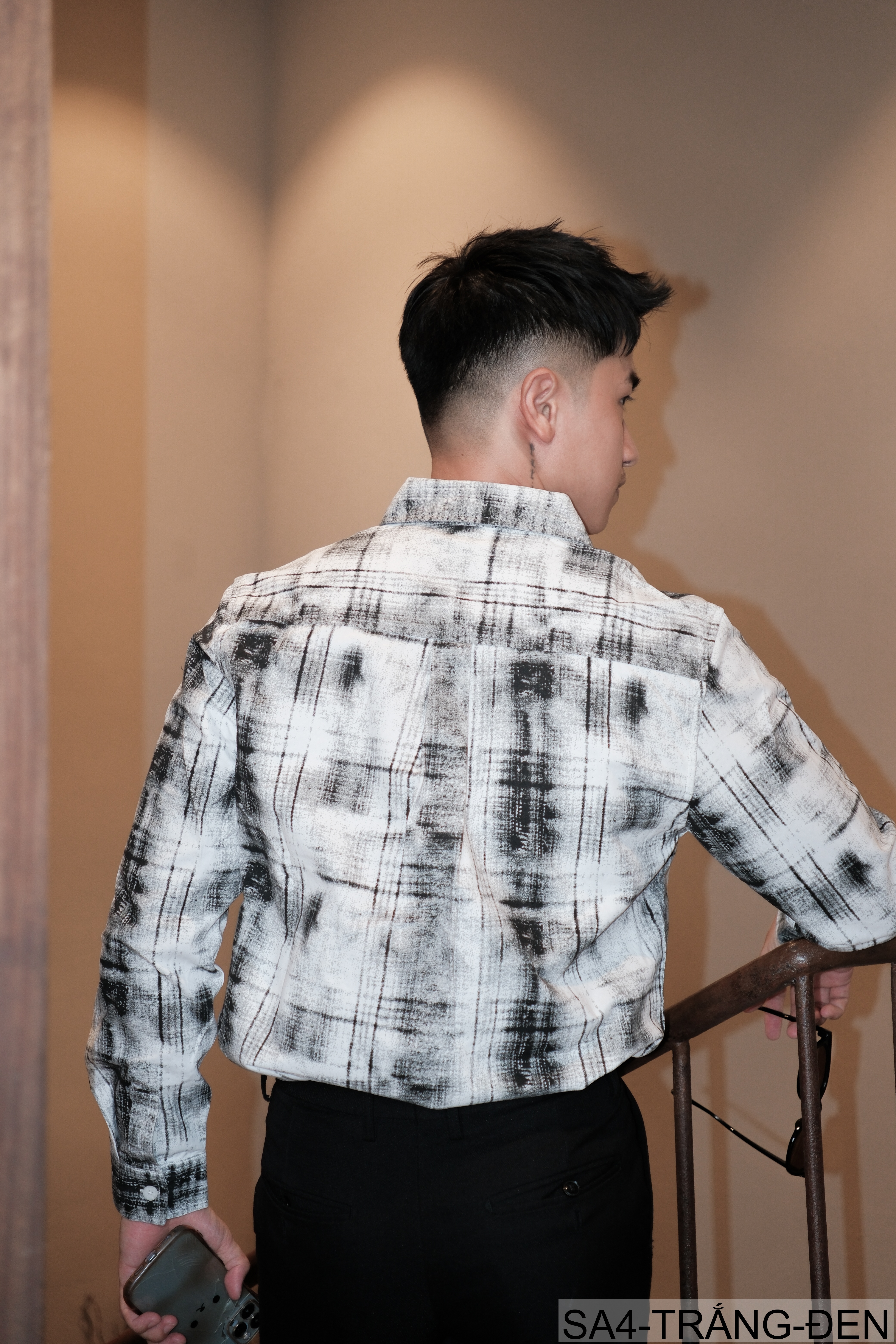 SA4 - Áo sơ mi nam dài tay phong cách Nhật, họa tiết , chất cotton mềm mại, dáng rộng thoải mái_thumbnail_3