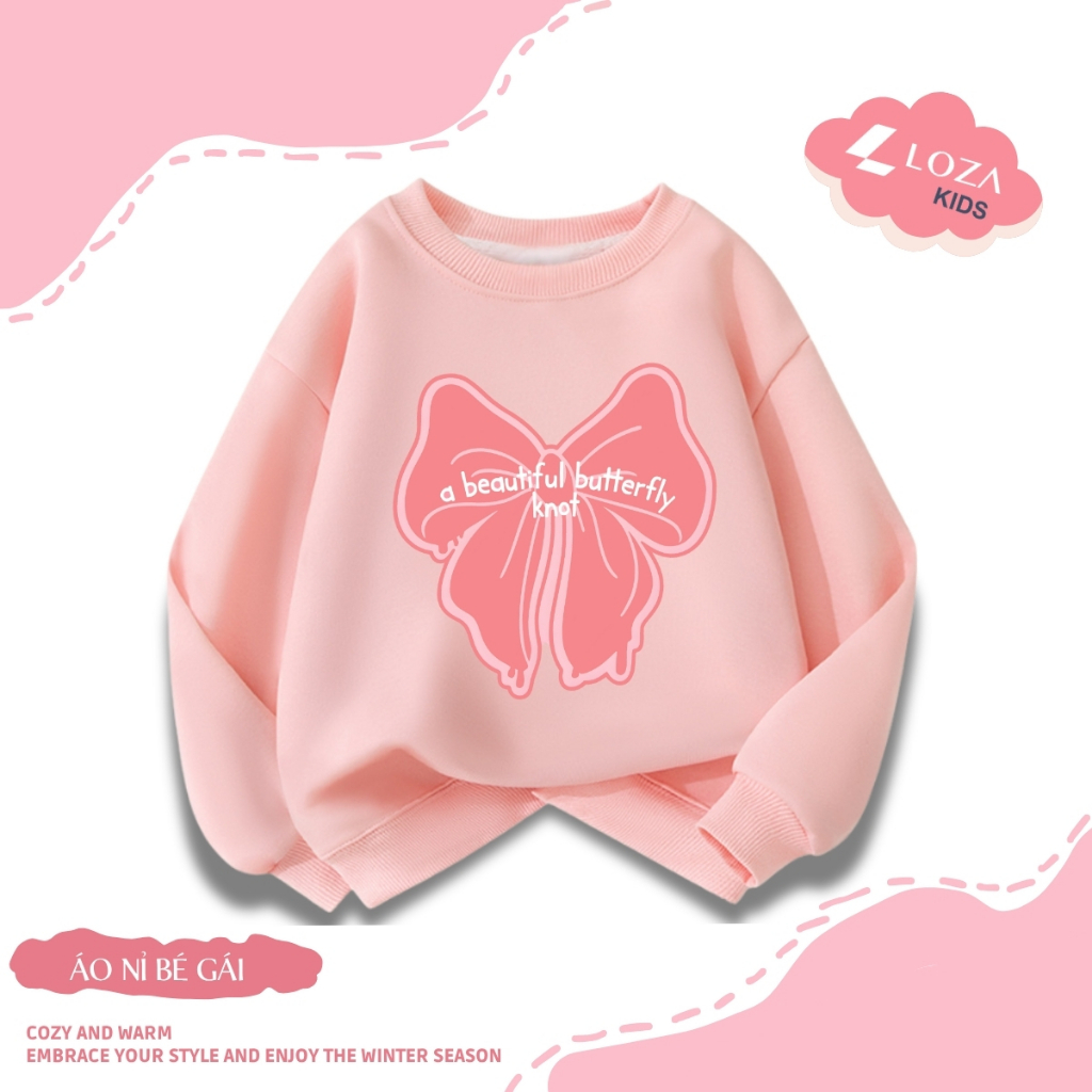Áo sweater bé gái in nhiều hình dễ thương -  Loza Kids IN001_thumbnail_3