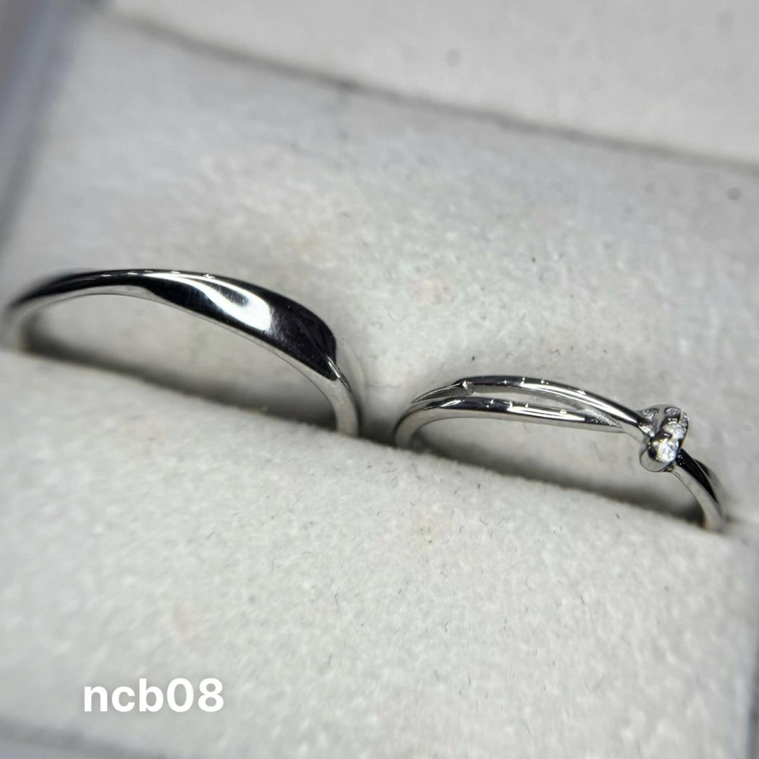 nhẫn cặp bạc si bạch kim nút thắt tình iu đính kim cương nhỏ freesize 