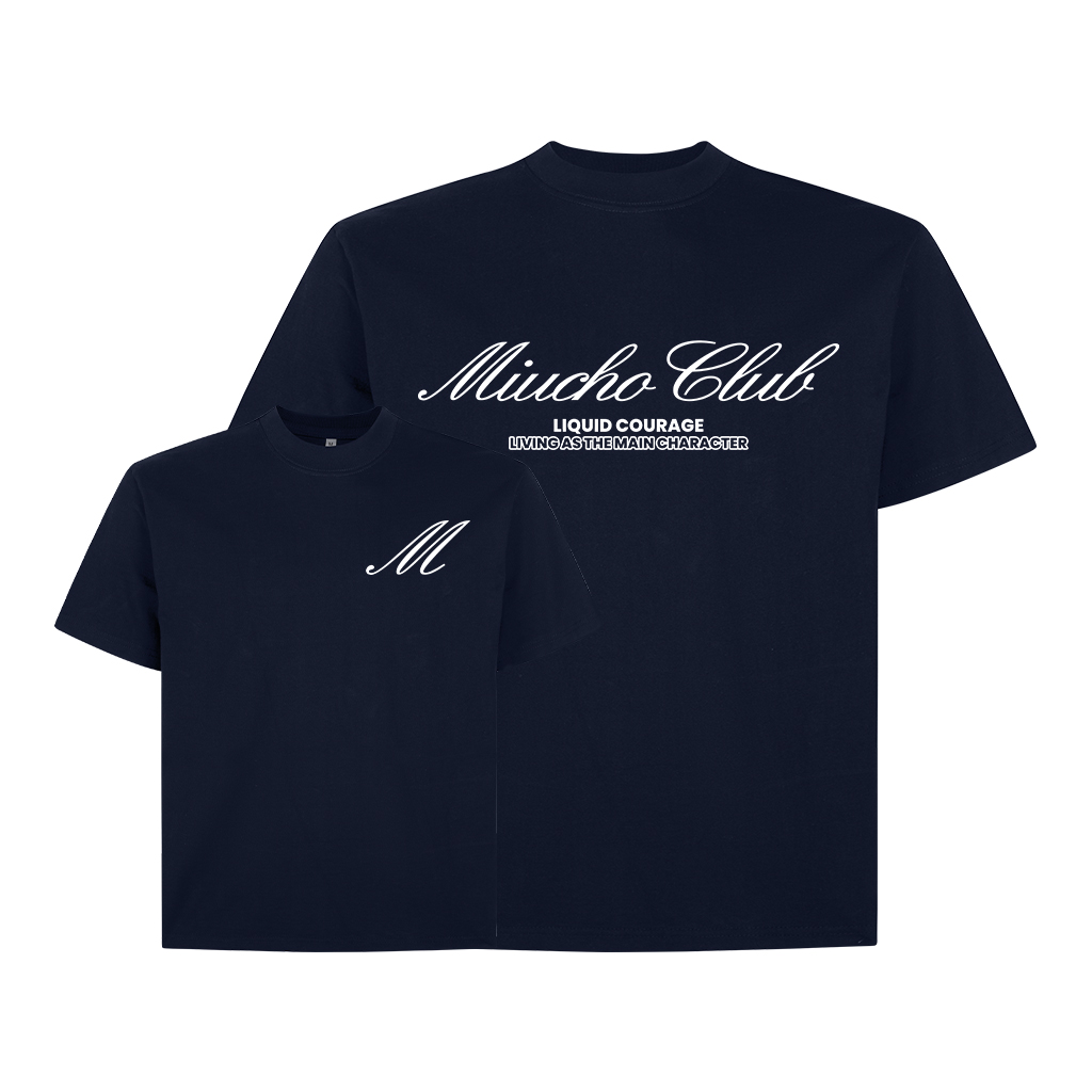 Áo thun boxy local brand 2042 Miucho vải cotton 2c 250gsm cổ tròn tay ngắn in basic