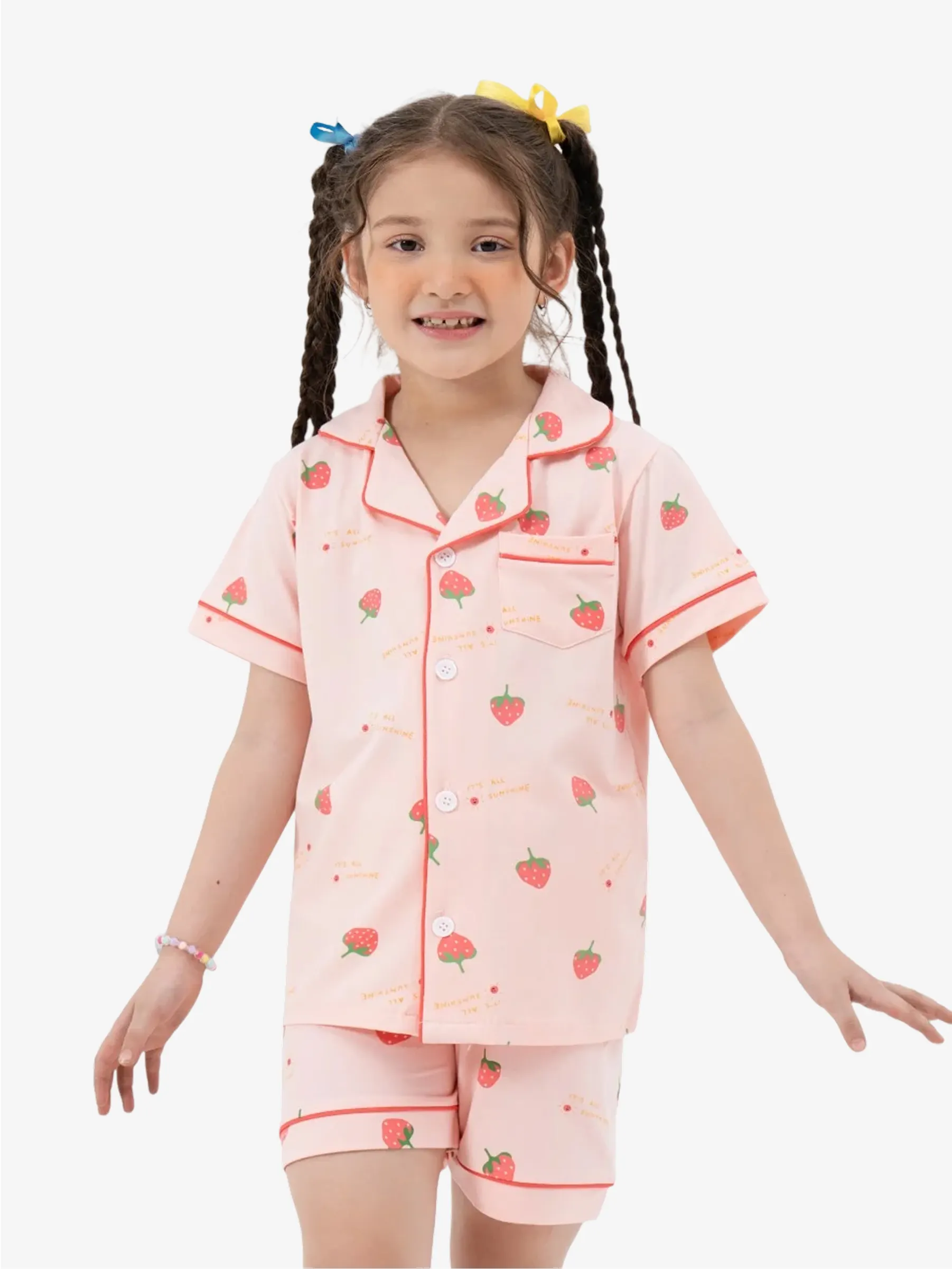 Đồ bộ thun Pijama ngắn tay bé gái