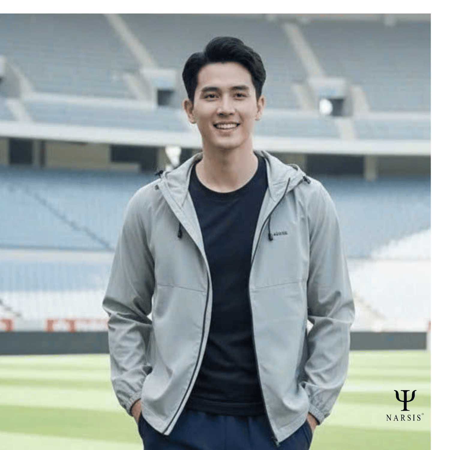 Áo Khoác Gió Nam Narsis 1 Lớp, Chống Nắng, Chống Gió, Phong Cách Trẻ Trung - D25002