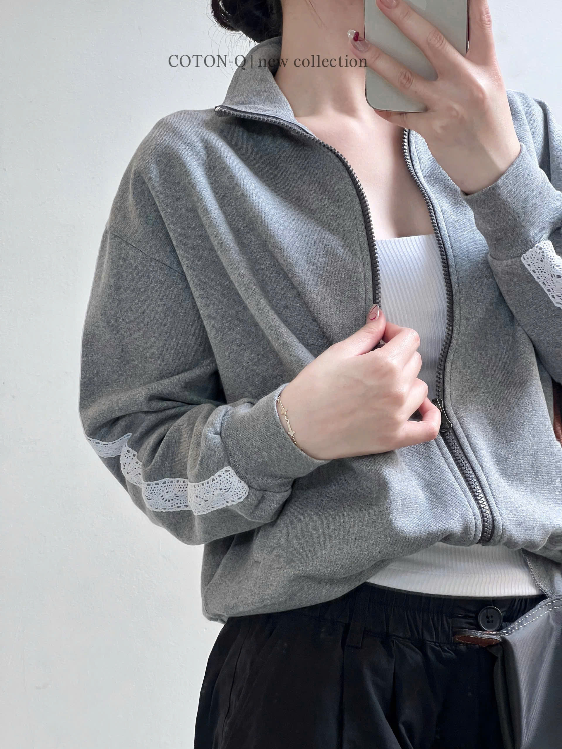 Áo khoác bomber phối sọc ren ( ĐEN )_thumbnail_12