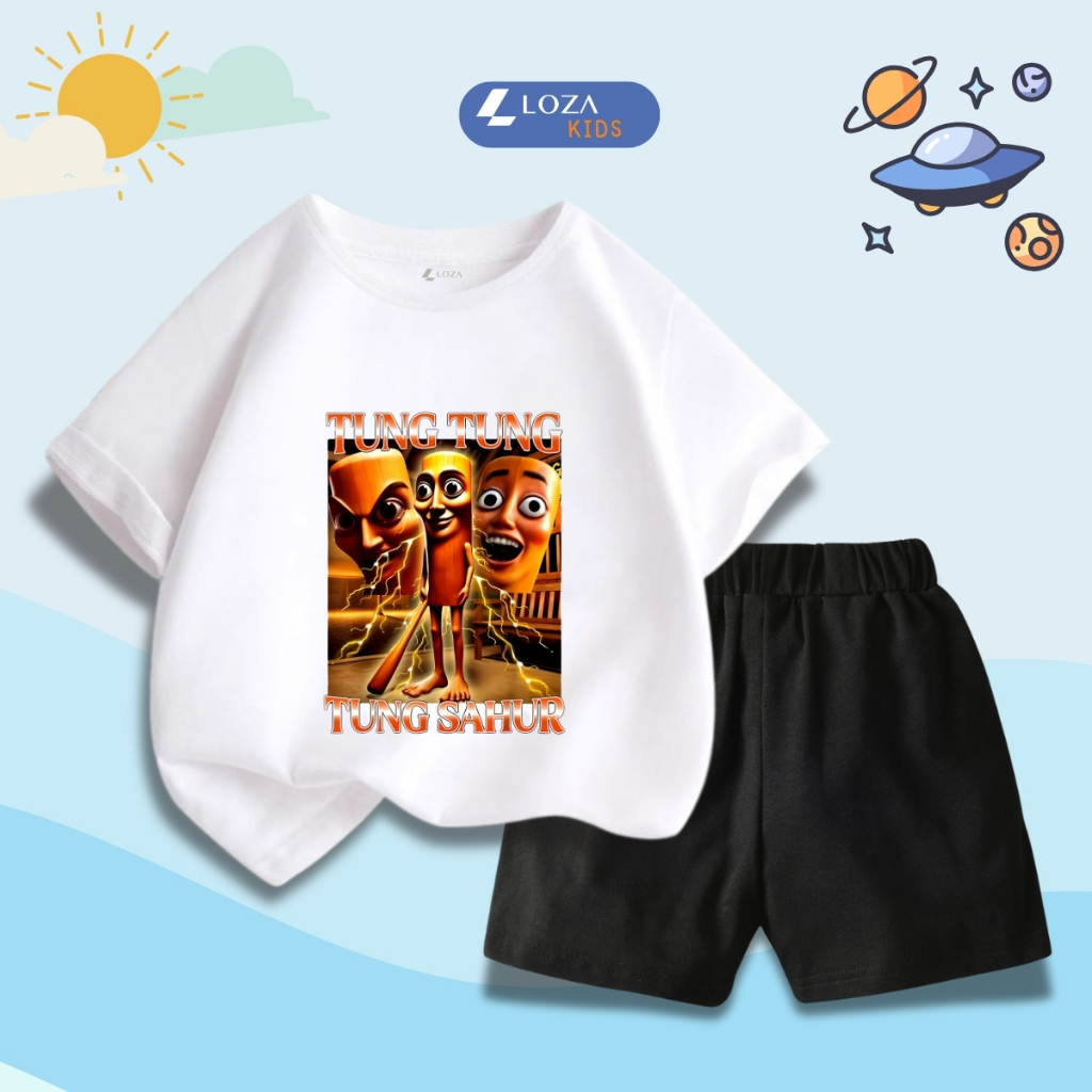 Bộ đồ bé trai in hình Tung Tung Tung Sahur -  Loza Kids SB387_thumbnail_6