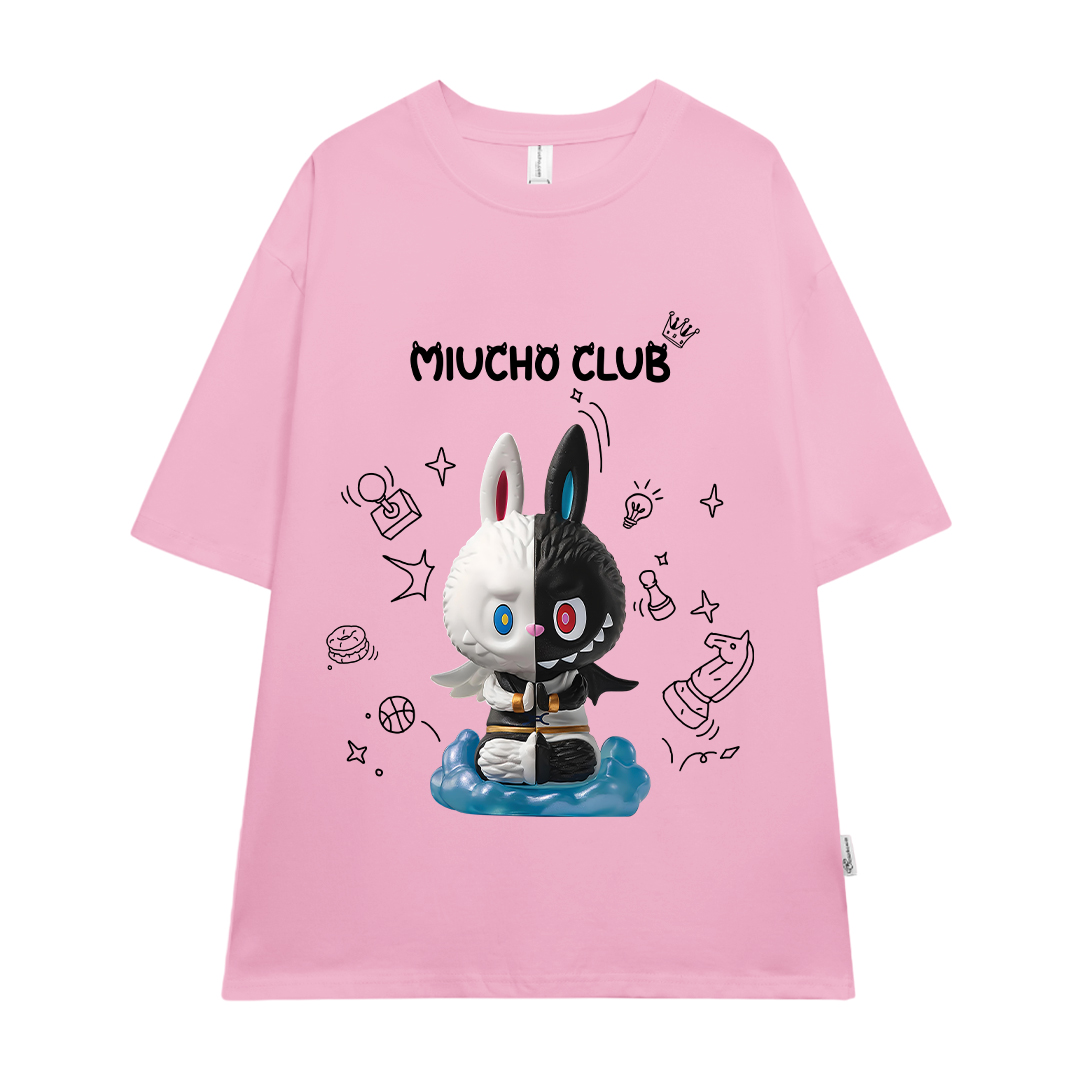 Áo phông labubu form rộng unisex ATD1441 Miucho tay ngắn cổ tròn in mix_thumbnail_14