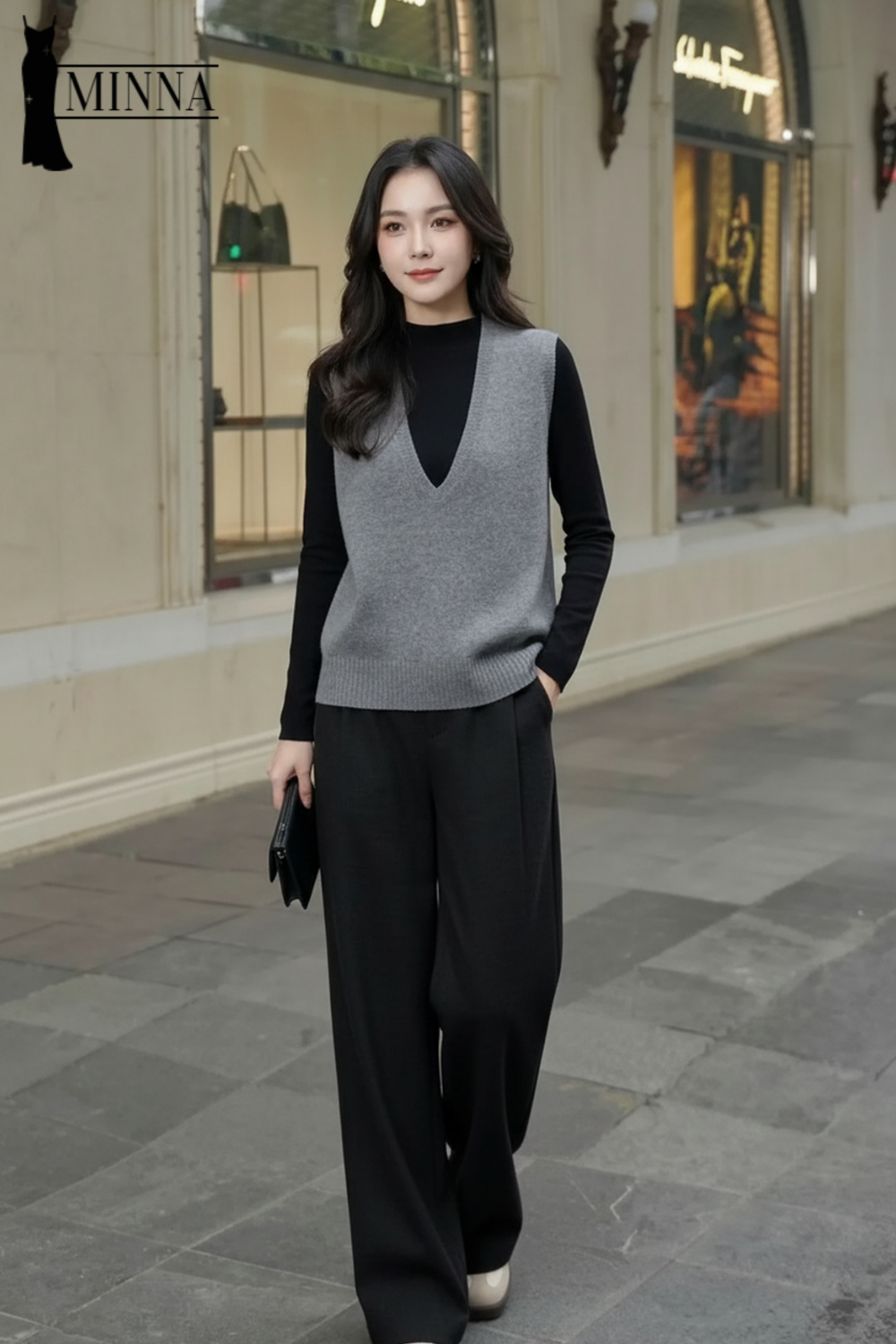 Urban Layered Knit - MA062