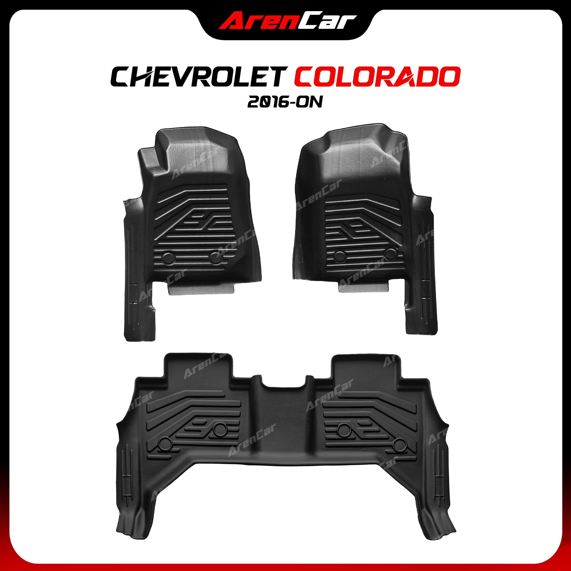 Thảm Lót Sàn Ô Tô Nhựa Đúc TPE Chevrolet Colorado