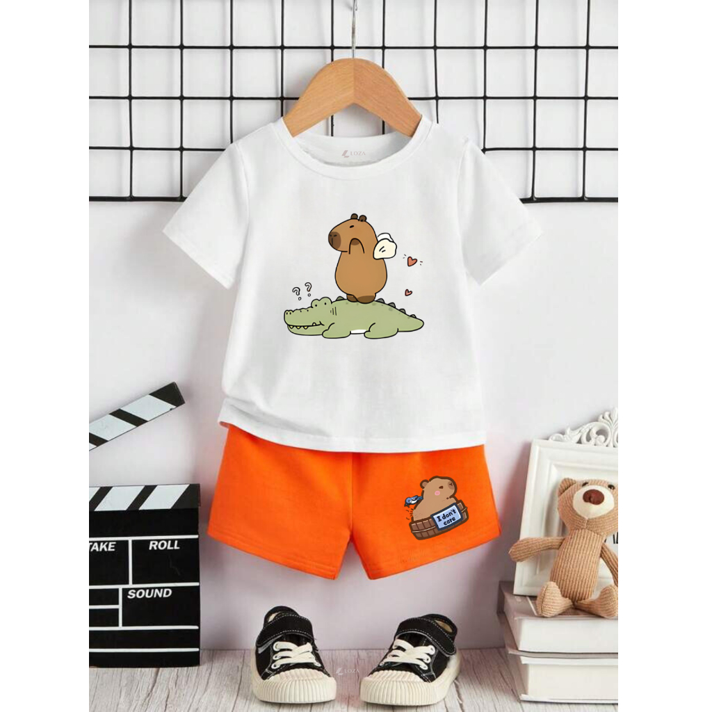 Bộ đồ bé trai in hình Capybara - Loza Kids SB106_thumbnail_3